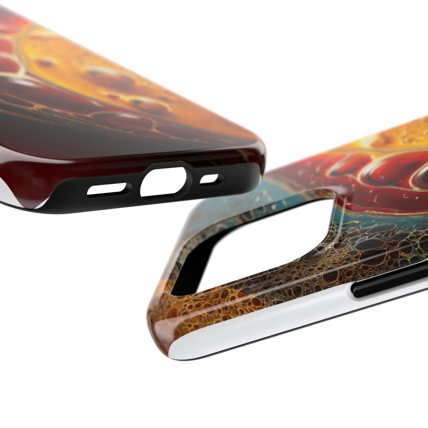 Vibrant Abstract Tough Phone Case - Colorful Protection for Your Device