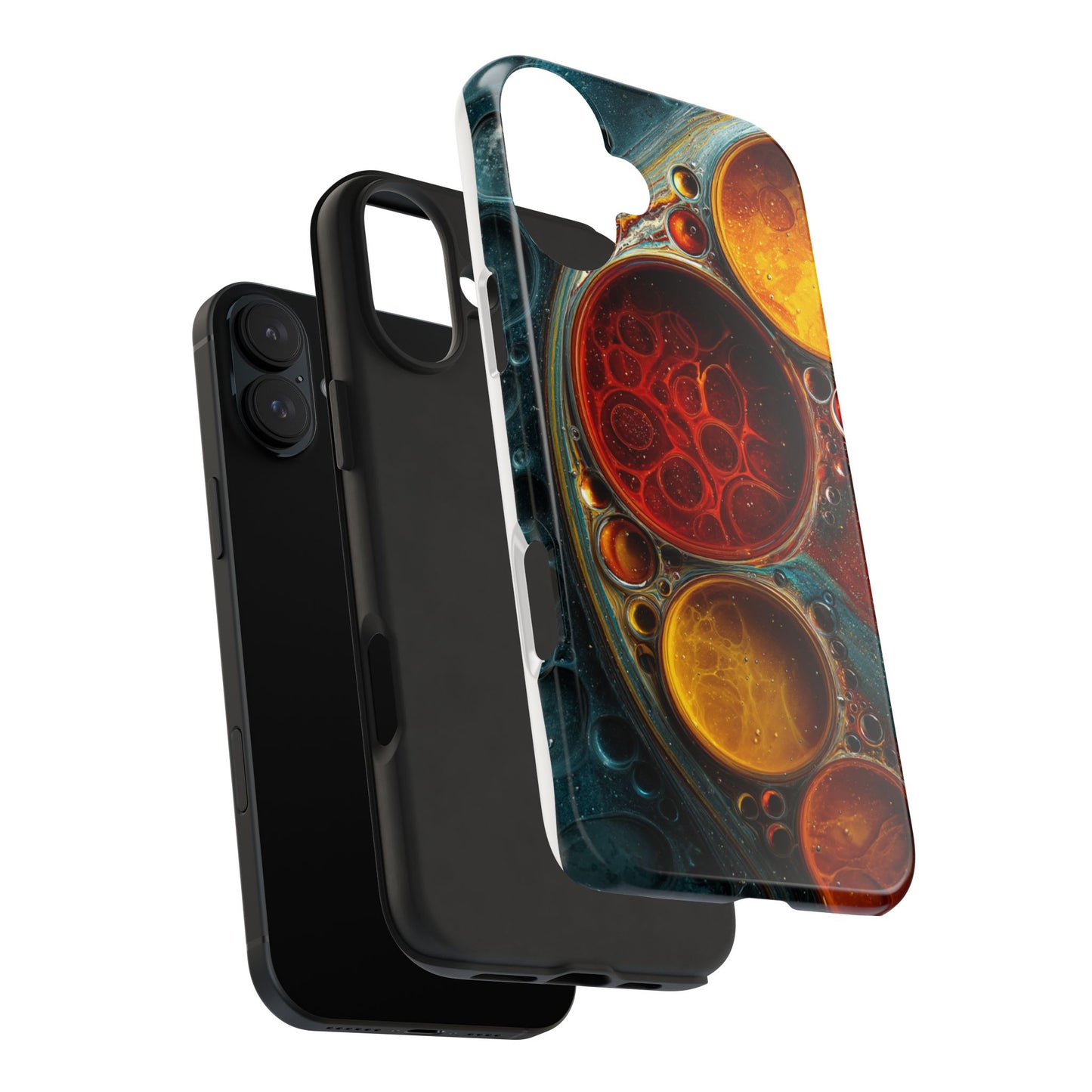 Vibrant Abstract Tough Phone Case - Durable Protection with Artistic Design