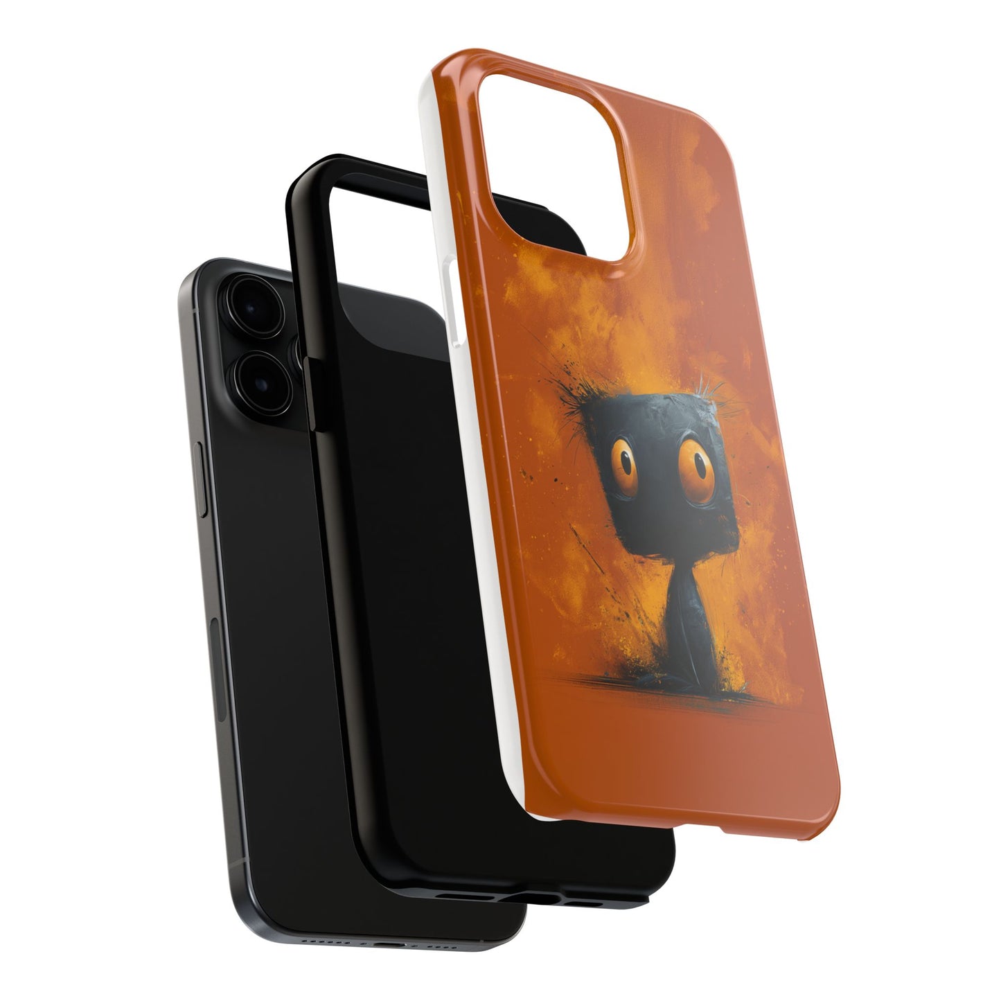 Cute Monster Tough Phone Case - Durable Protector for Kids & Adults