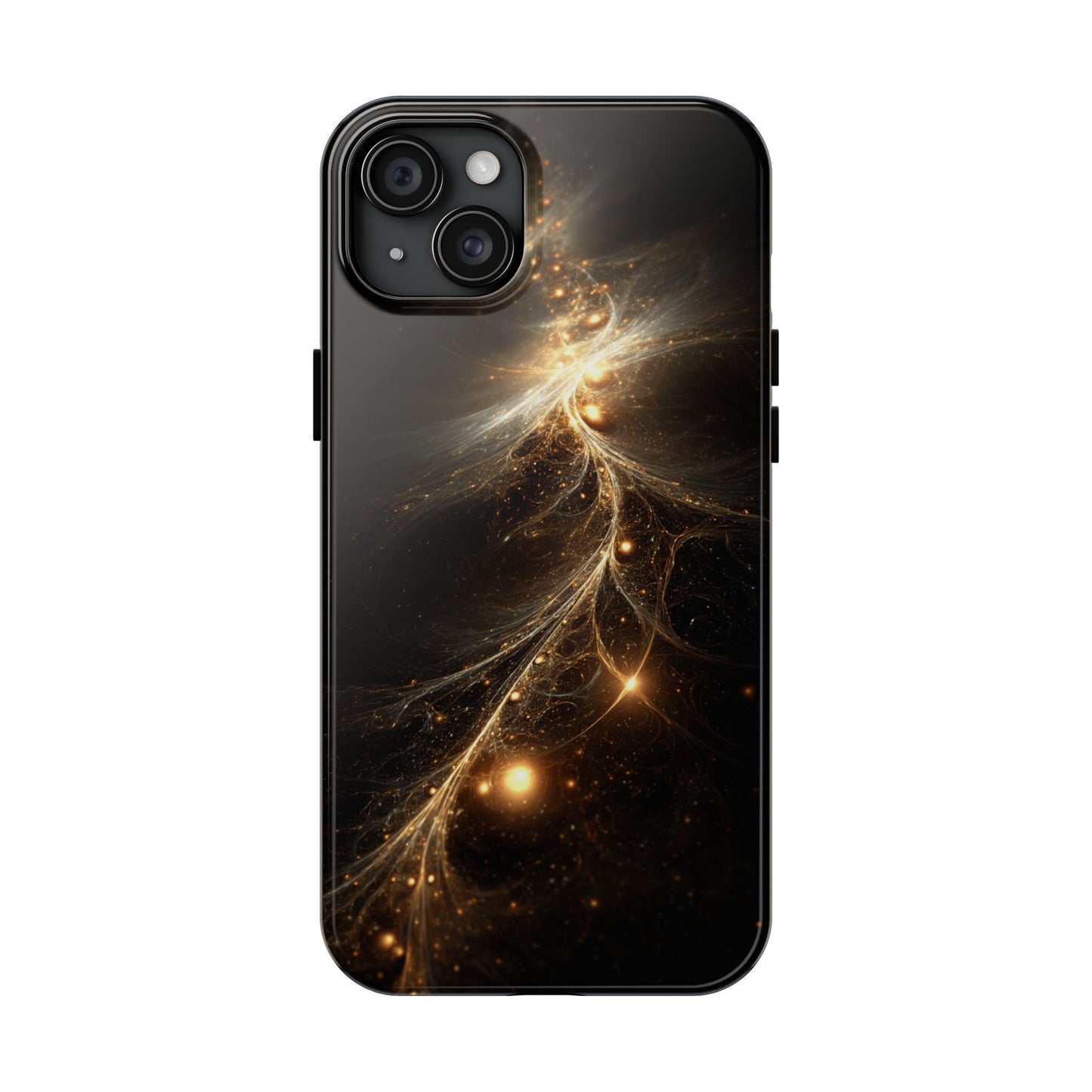 Cosmic Glow Tough Phone Case - Galaxy Design for Sci-Fi Lovers