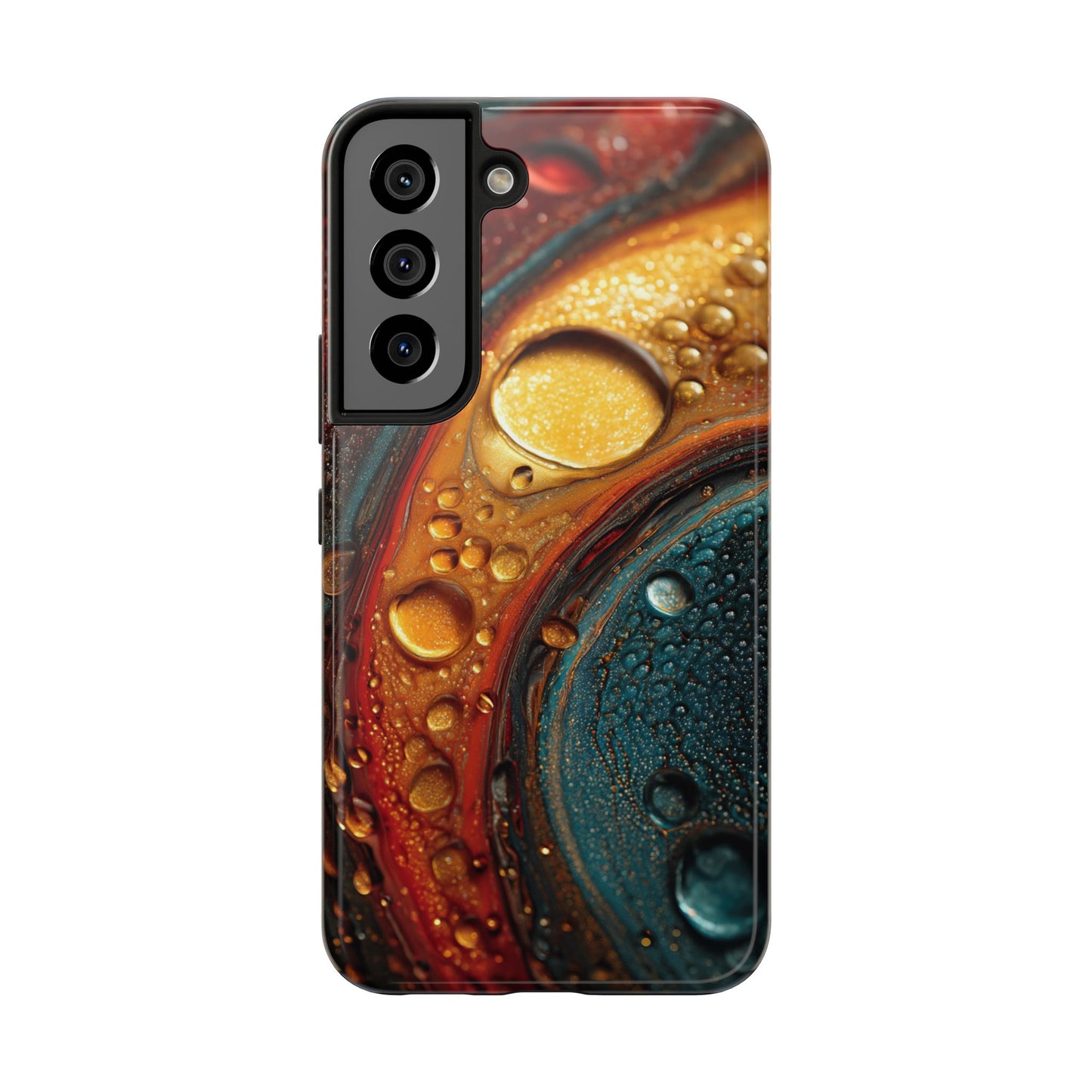 Vibrant Watercolor Tough Phone Case - Colorful Abstract Design