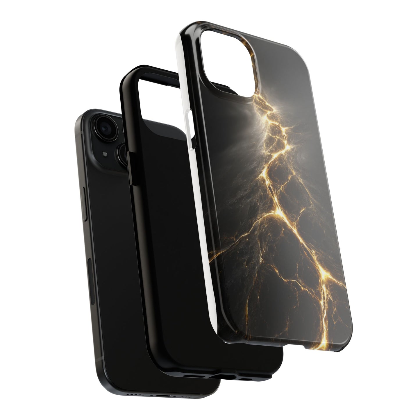 Lightning Bolt Tough Phone Case - Durable & Stylish Protection
