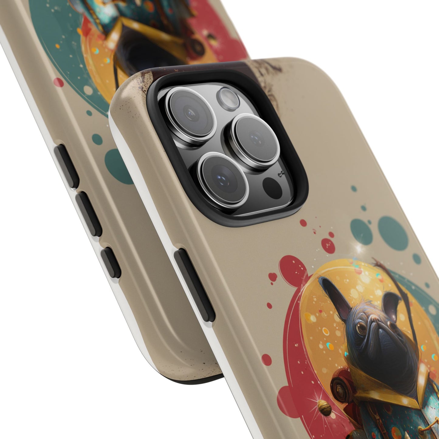 Whimsical Pet-Inspired Tough Phone Case - Perfect for Animal Lovers