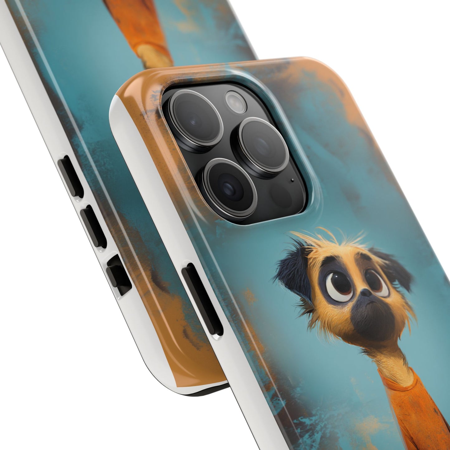 Cute Cartoon Dog Tough Phone Case for Pet Lovers