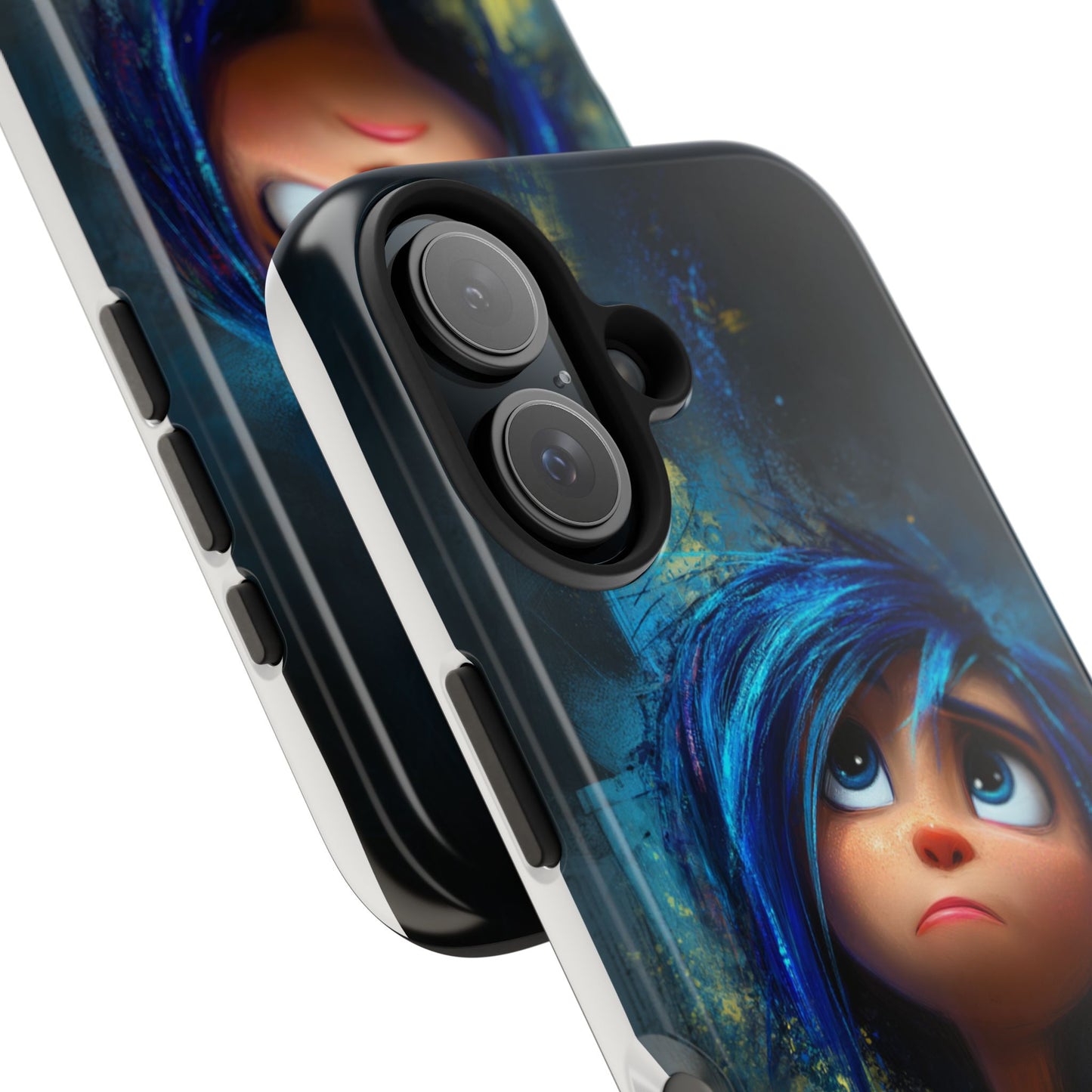 Unique Artsy Tough Phone Case – Emotional Abstract Design for Creative Souls