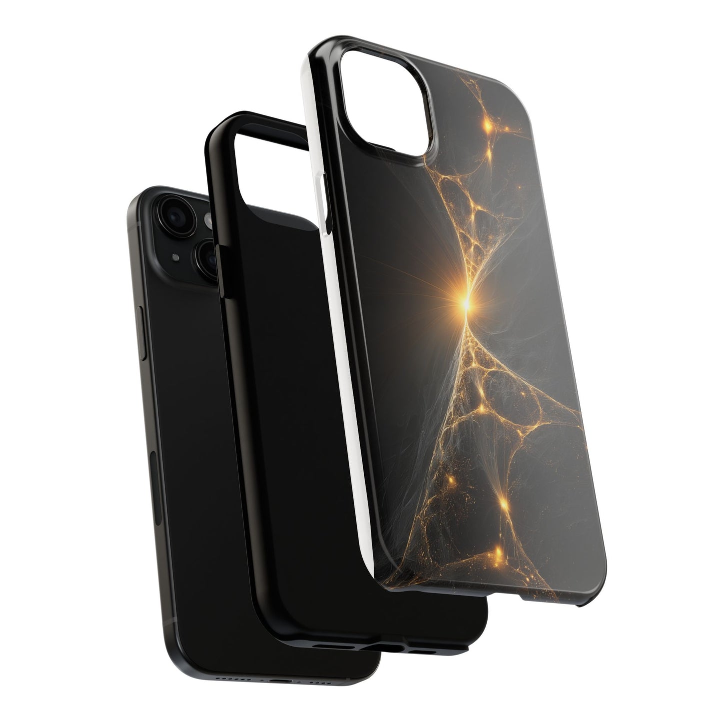 Cosmic Glow Tough Phone Case - Durable Protection with Stunning Galaxy Design