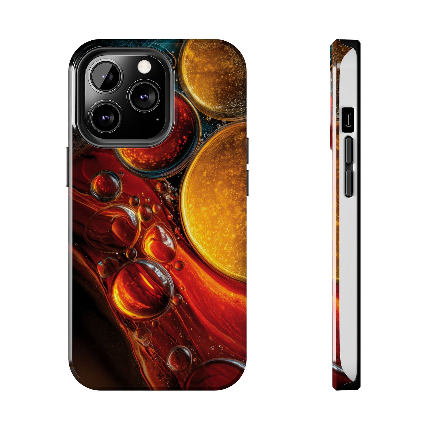 Vibrant Abstract Tough Phone Case - Protective Cover with Colorful Design