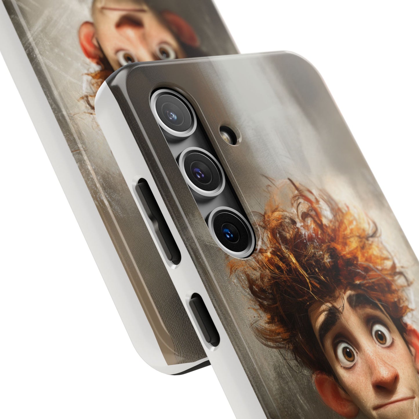 Whimsical Tough Phone Case – Unique Art Design for Creative Souls