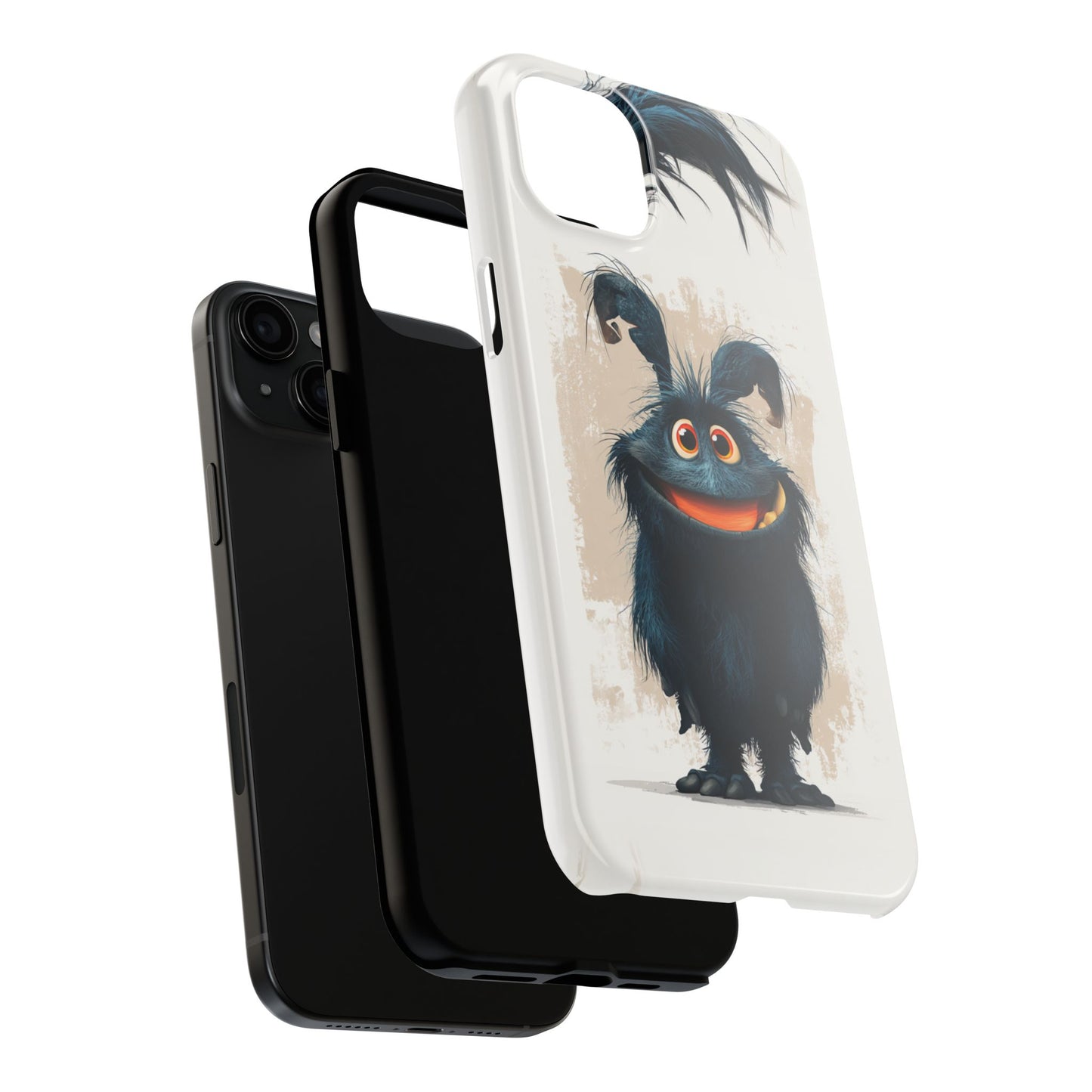 Whimsical Monster Tough Phone Case - Durable Protection for Fun-Loving Individuals