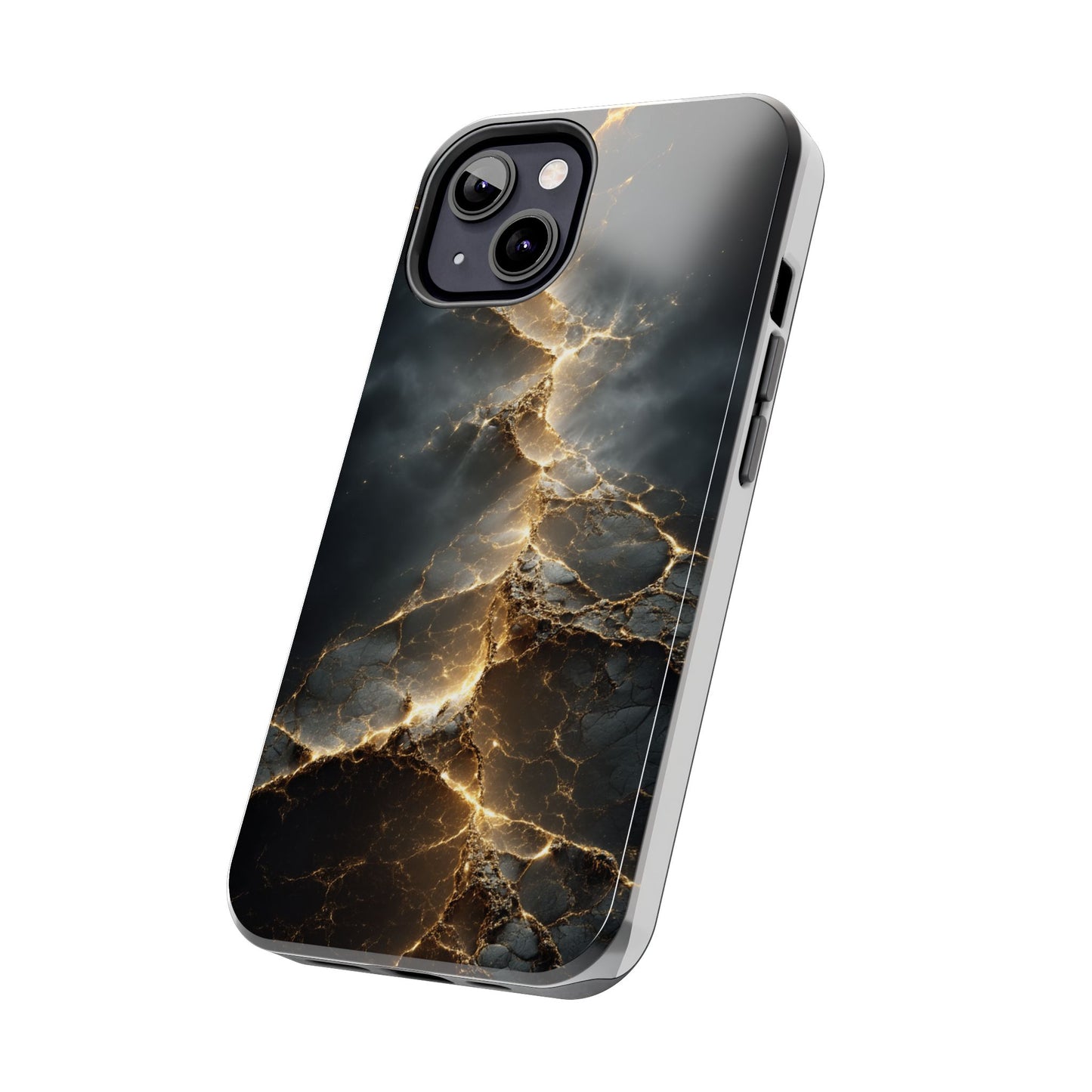 Majestic Marble Phone Case - Tough Protective Cover with Gold Veins
