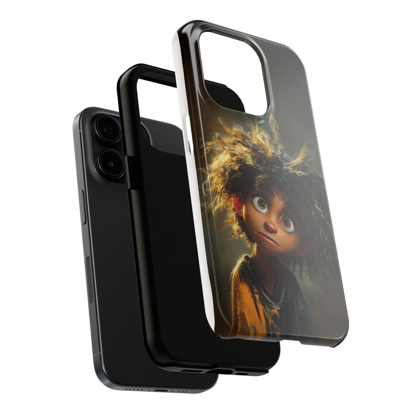 Whimsical Character Tough Phone Case for Kids