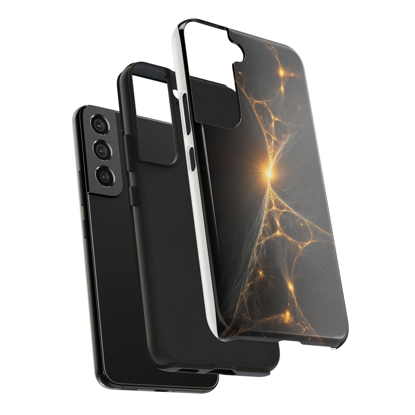 Cosmic Glow Tough Phone Case - Durable Protection with Stunning Galaxy Design