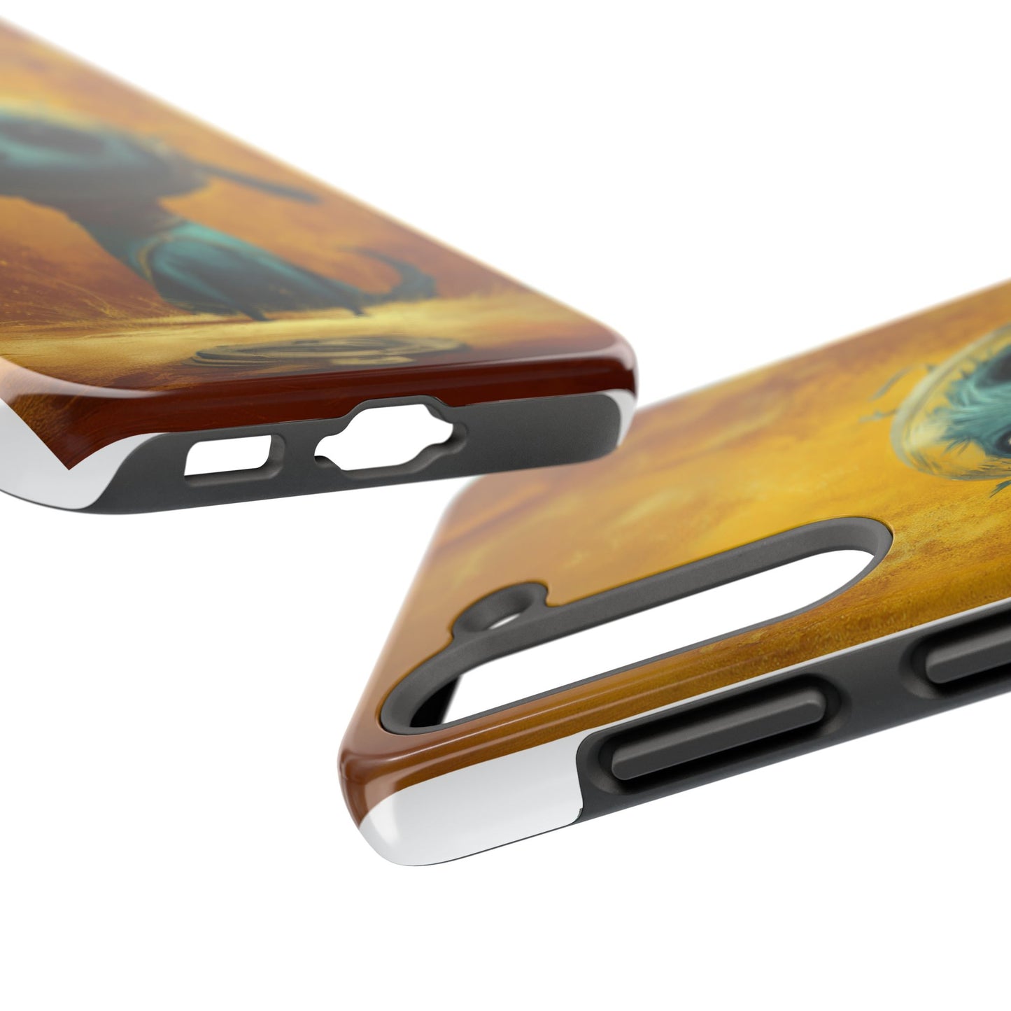 Cute Dog Art Tough Phone Case - Stylish & Protective