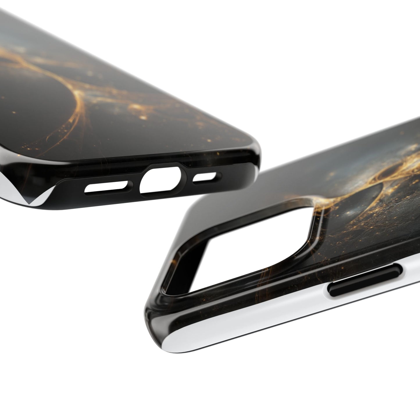 Galactic Elegance Tough Phone Case - Premium Protection for Cosmic Lovers