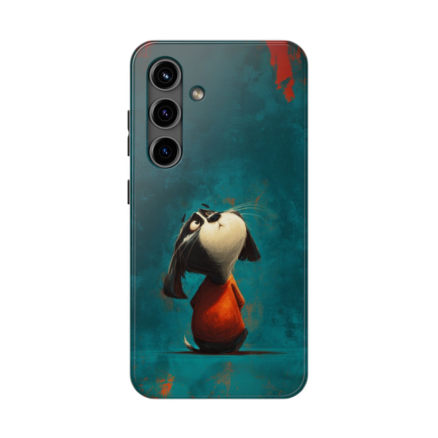Whimsical Dog Tough Phone Case - Perfect for Pet Lovers!