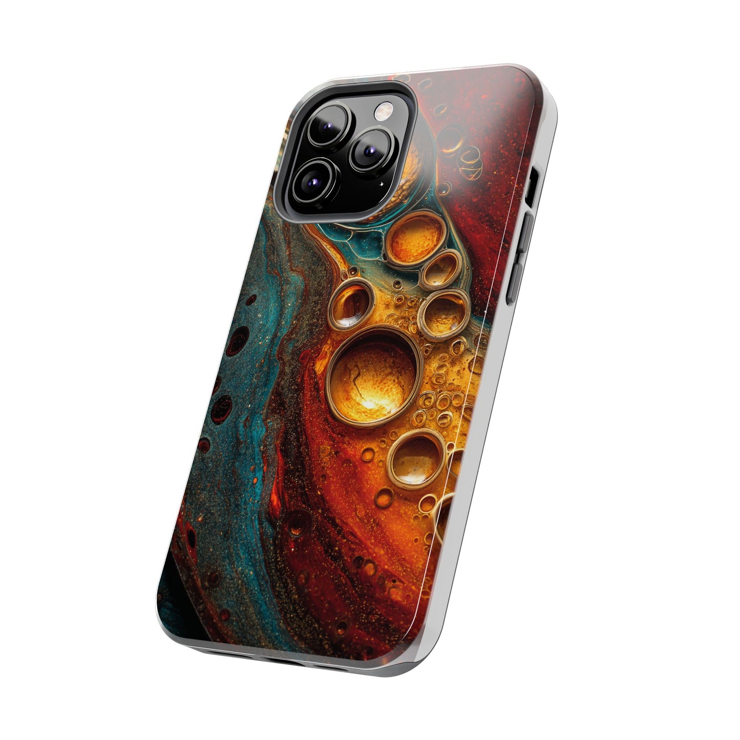 Abstract Art Tough Phone Case - Unique Colorful Design