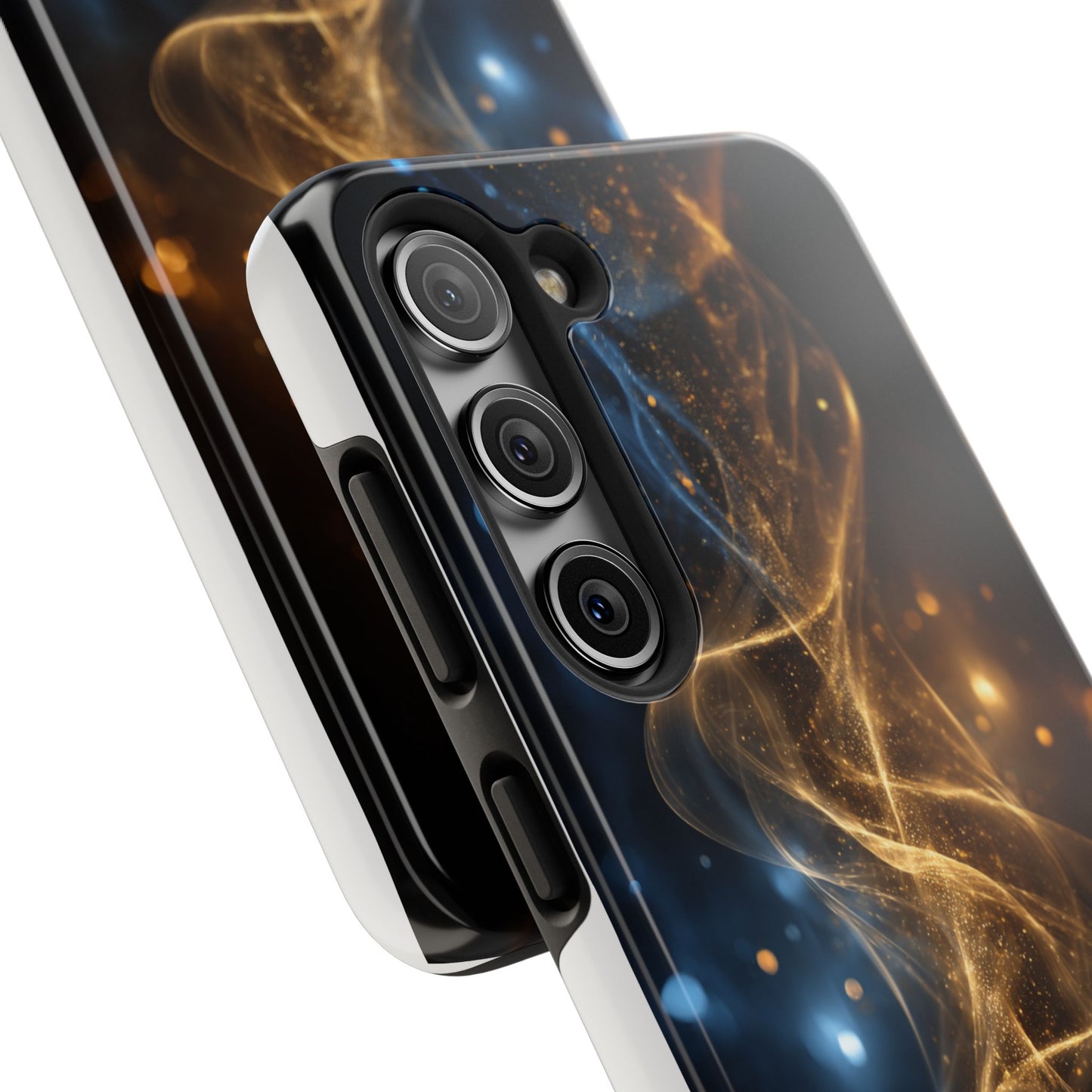Stylish Tough Phone Cases with Sparkling Swirls Design