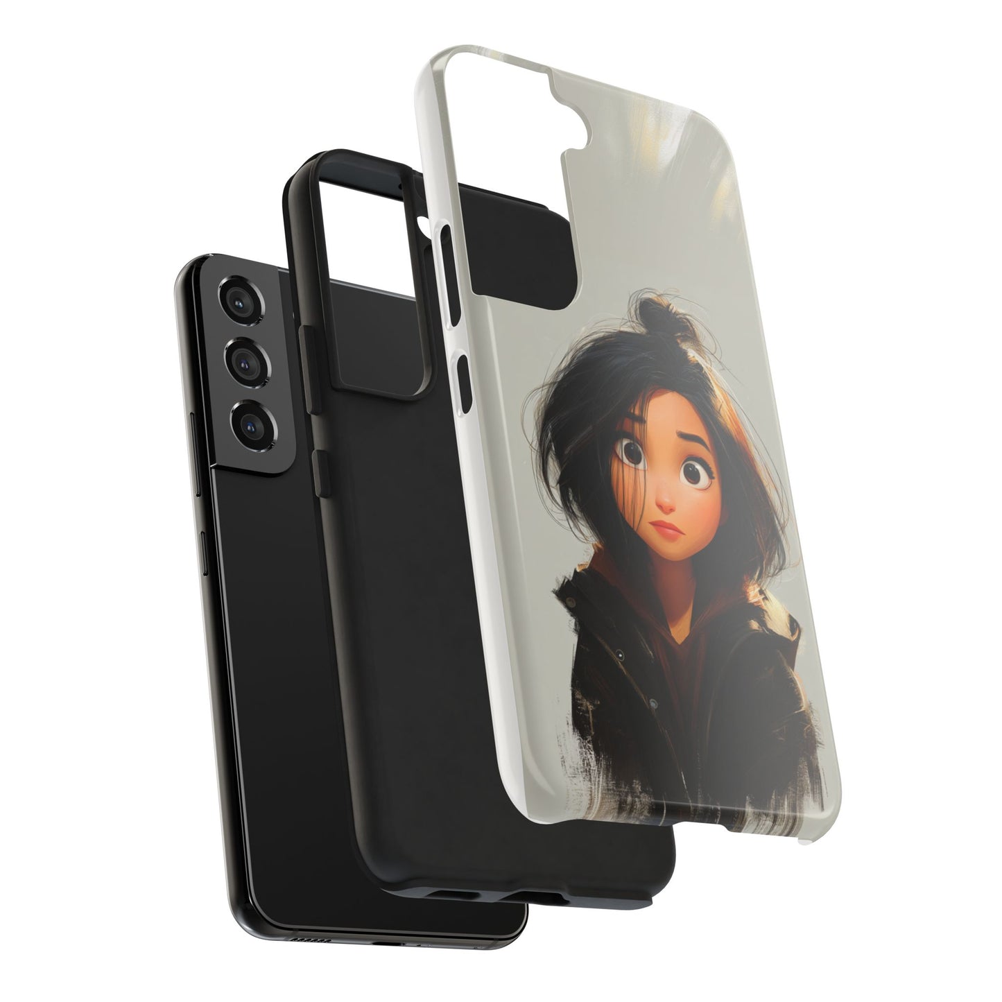 Artistic Tough Phone Case - Unique Design for Creative Souls