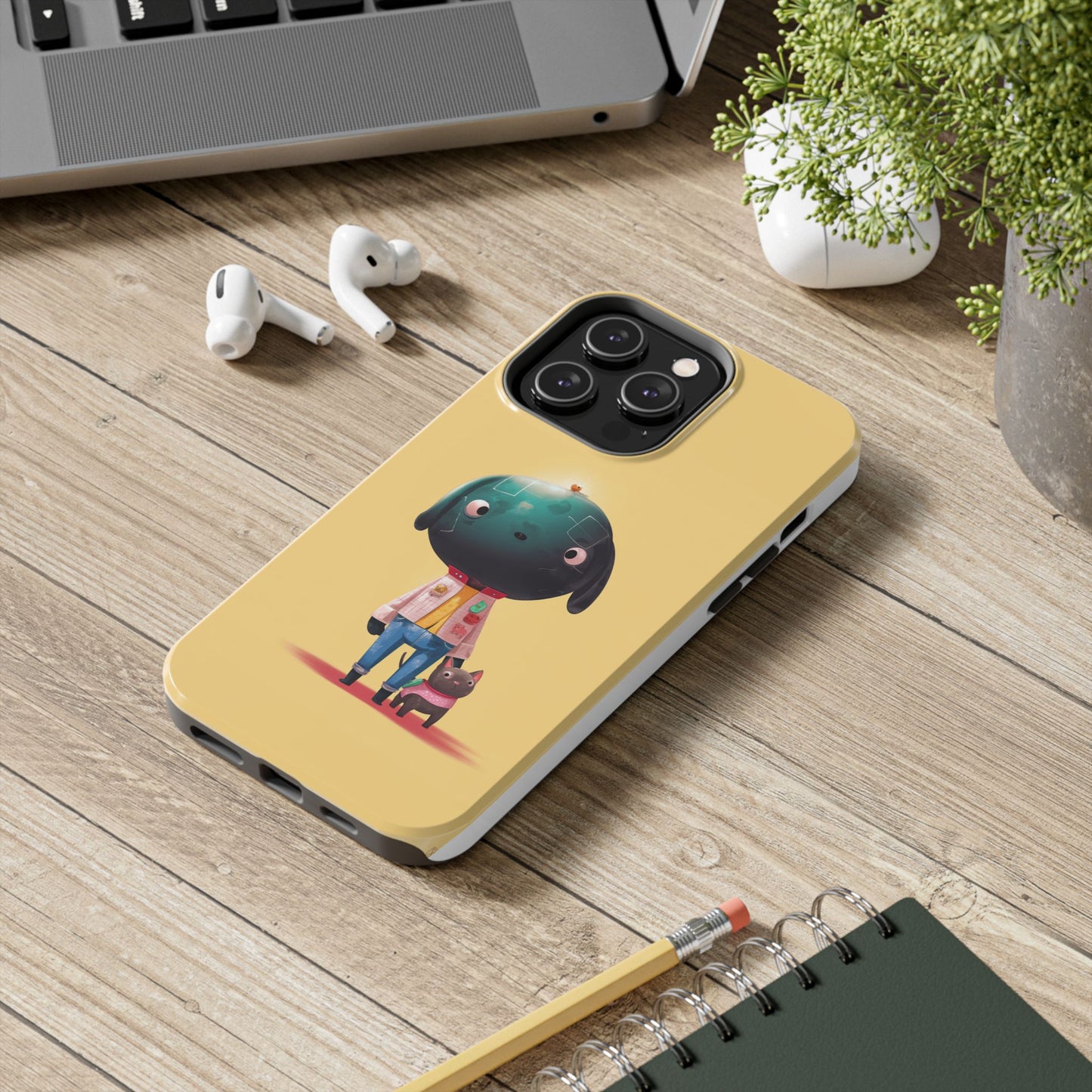 Cute Dog-Themed Tough Phone Cases for Pet Lovers - Durable Protection & Whimsical Design