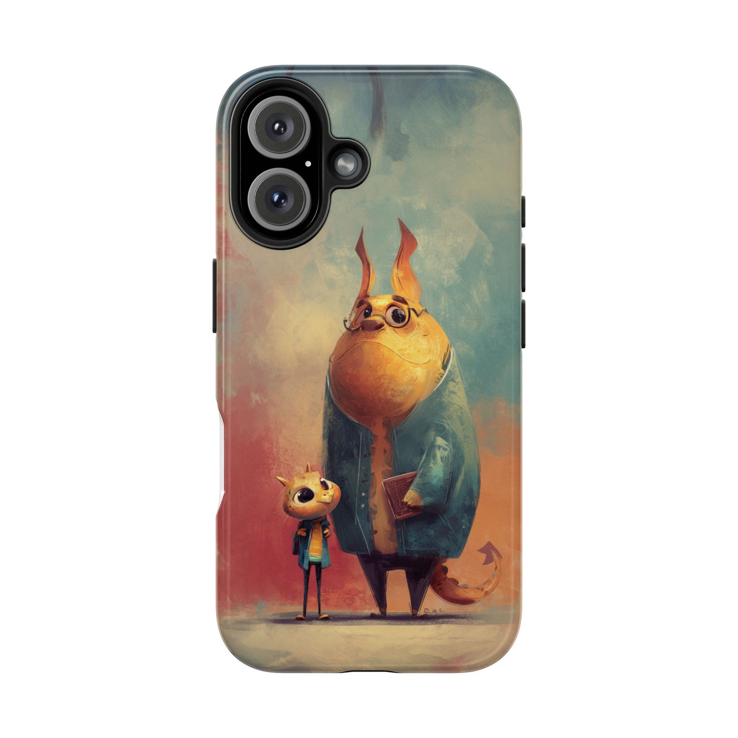 Animal Art Tough Phone Cases, Cute Character Phone Protector, Unique Cartoon Phone Cover, Fun Gift for Kids, Birthday or Holiday Present
