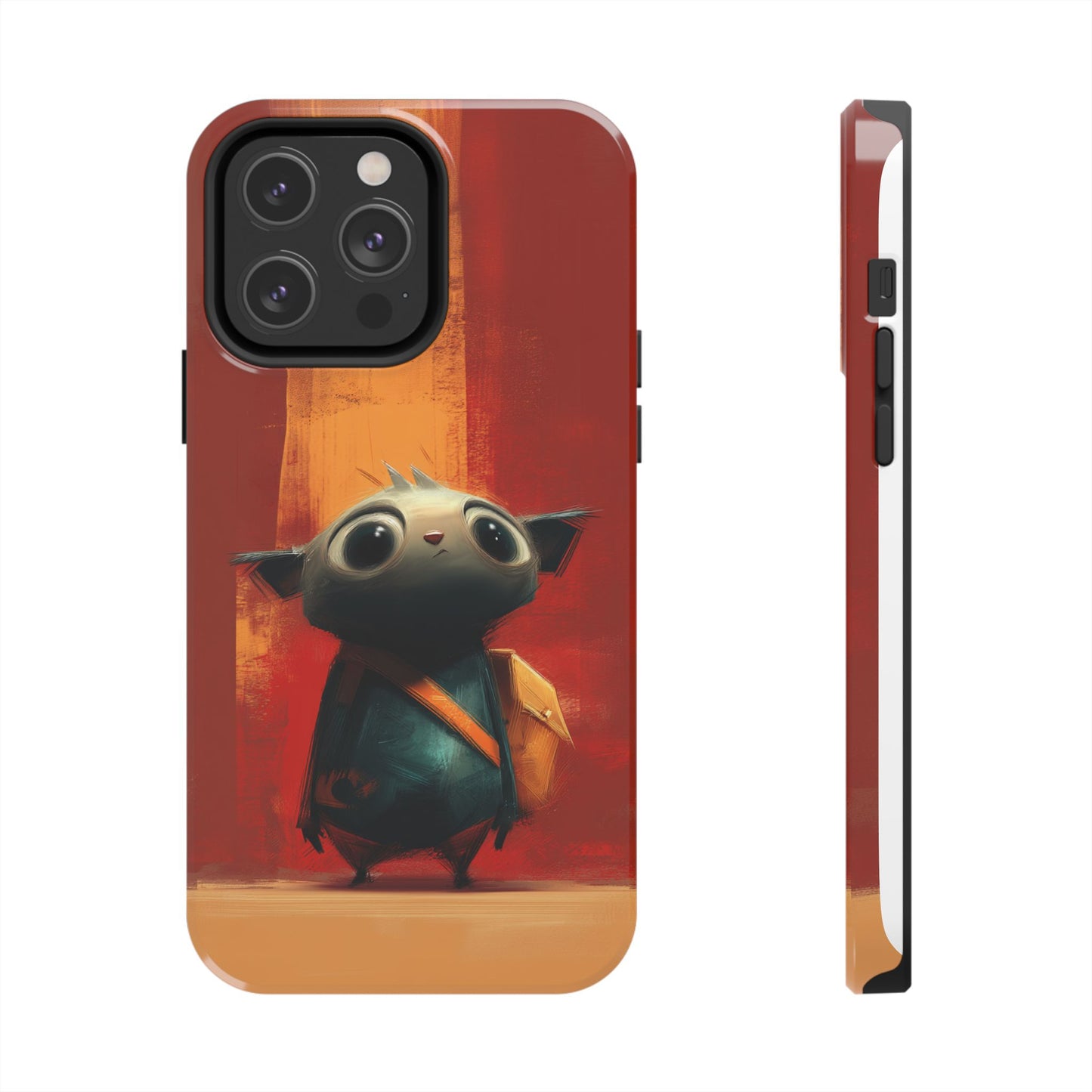 Adventurous Character Tough Phone Case - Durable Protection for Creative Souls