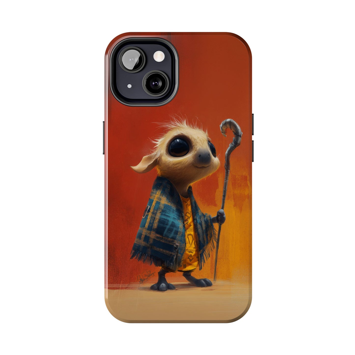 Whimsical Tough Phone Case - Cute Character Design for Kids & Adults