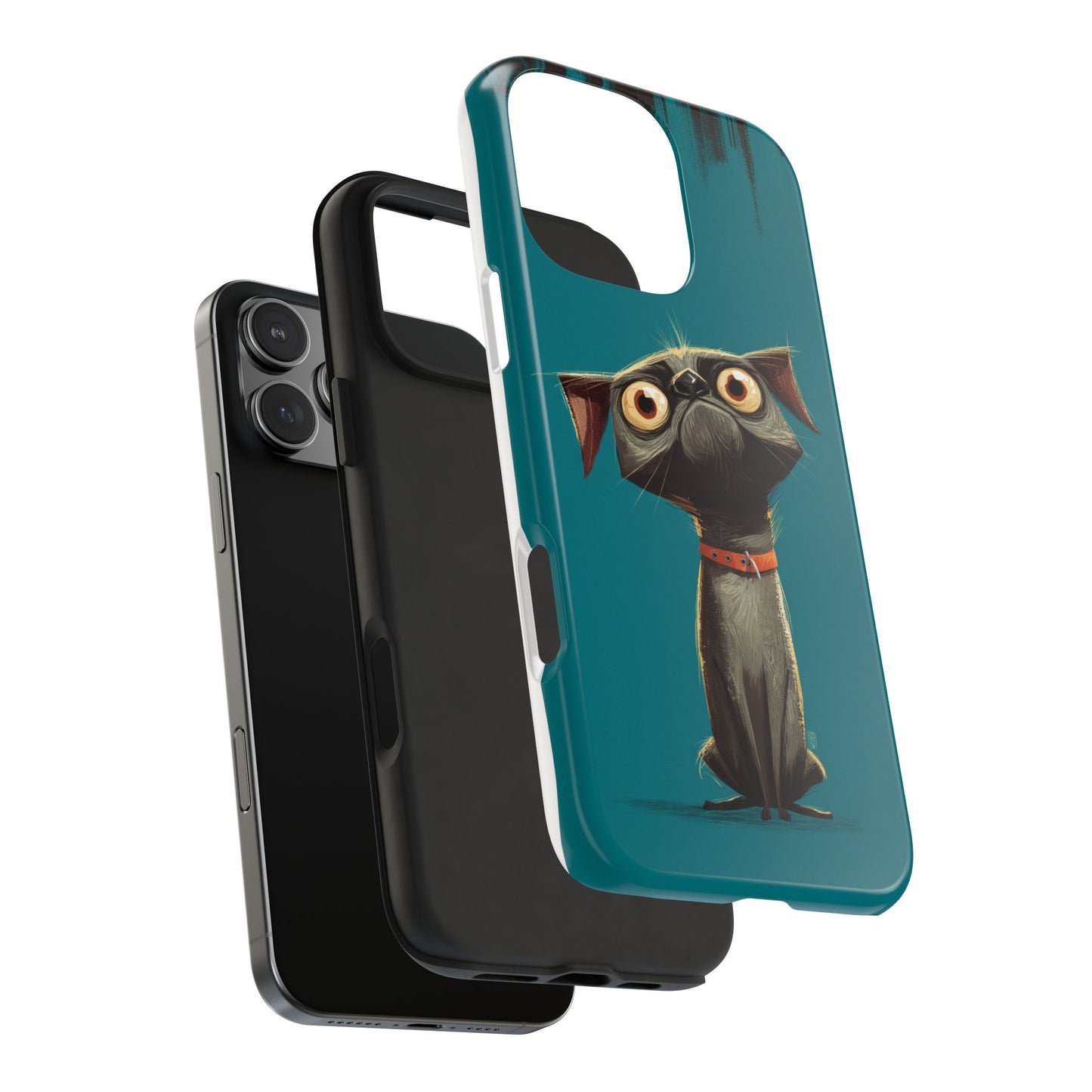 Cute Dog Tough Phone Case - Durable Protection for Pet Lovers