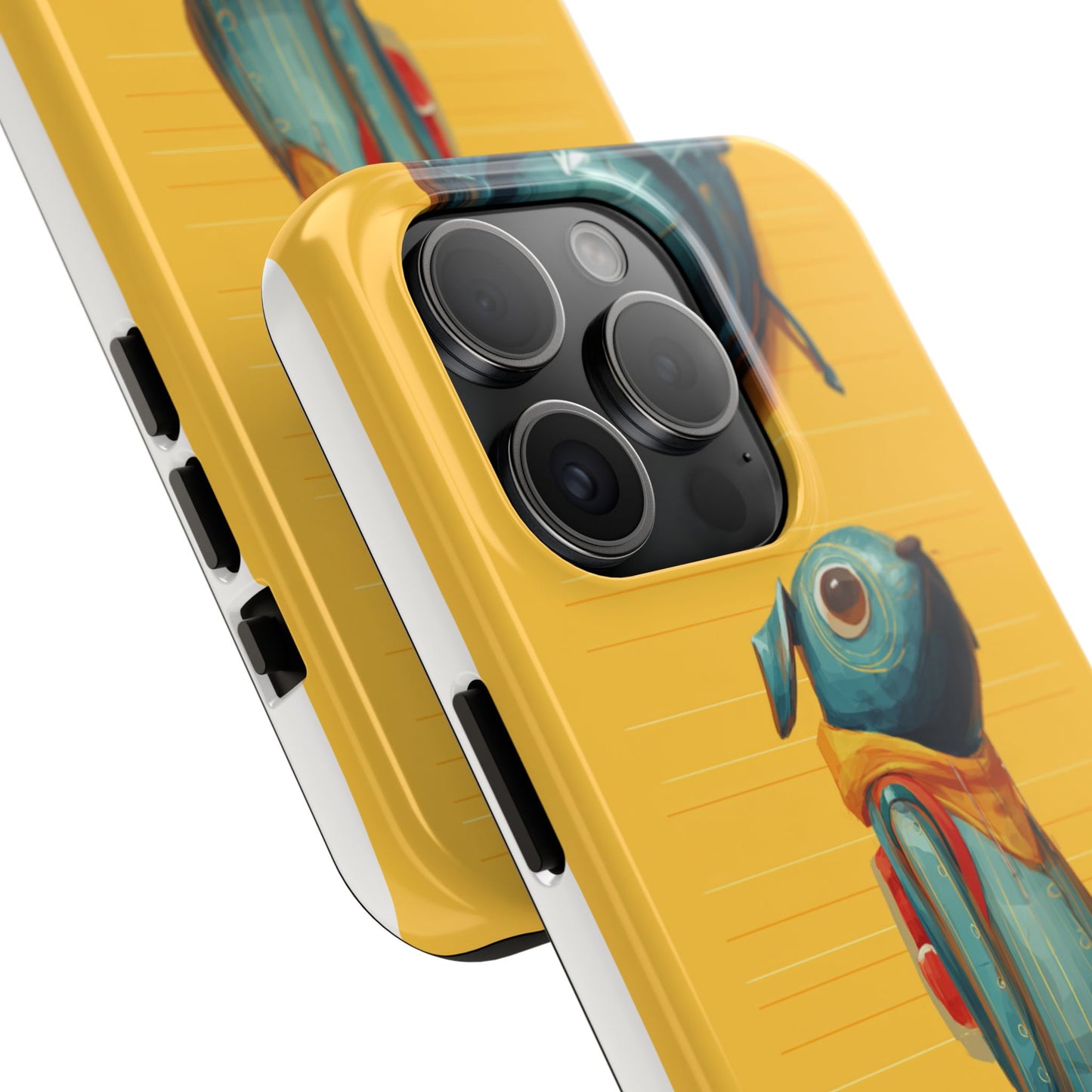 Colorful Animal Art Tough Phone Case - Perfect for Pet Lovers & Kids