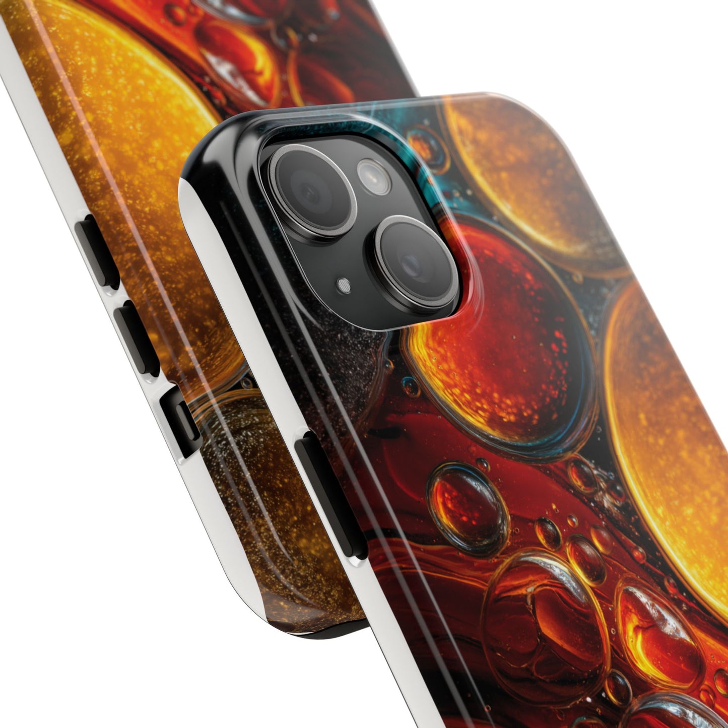 Vibrant Abstract Tough Phone Case - Protective Cover with Colorful Design