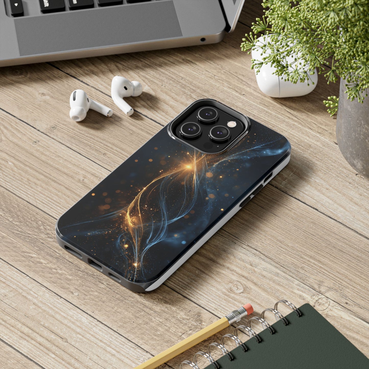 Cosmic Swirl Tough Phone Case - Protective Cover for Stylish Tech Lovers