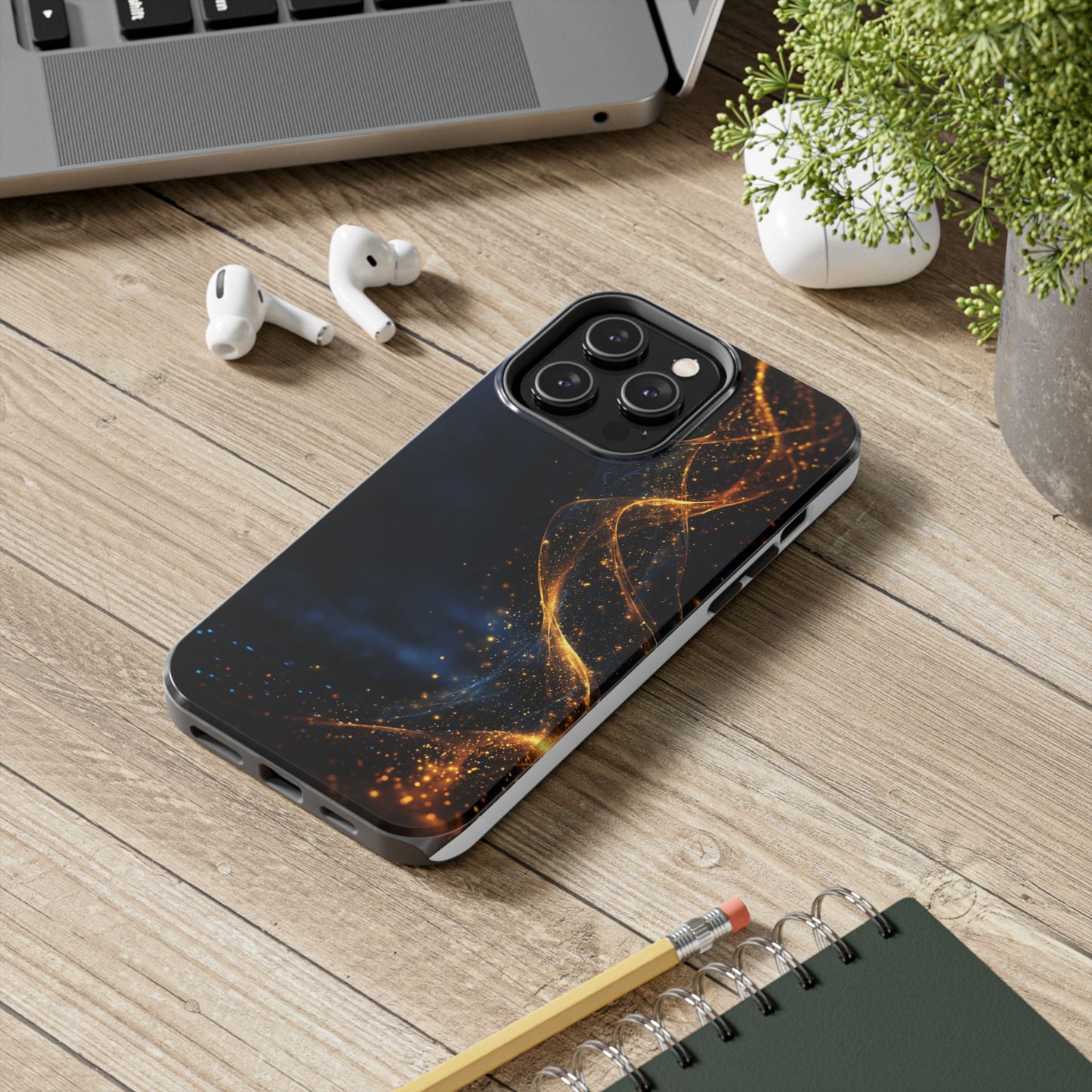 Galaxy Sparkle Tough Phone Case - Durable Protection with Elegant Design
