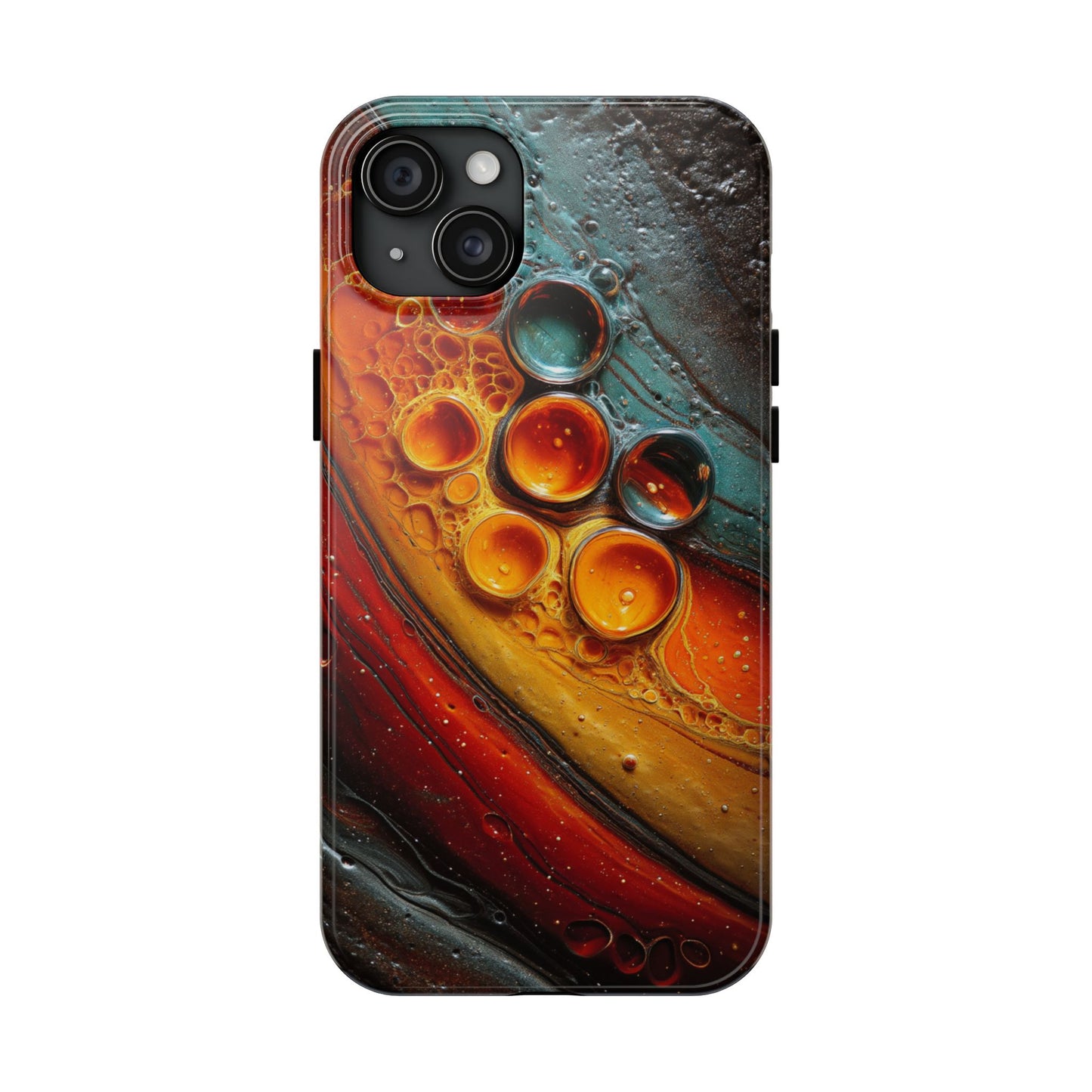 Artistic Tough Phone Case - Unique Abstract Design for Durable Protection