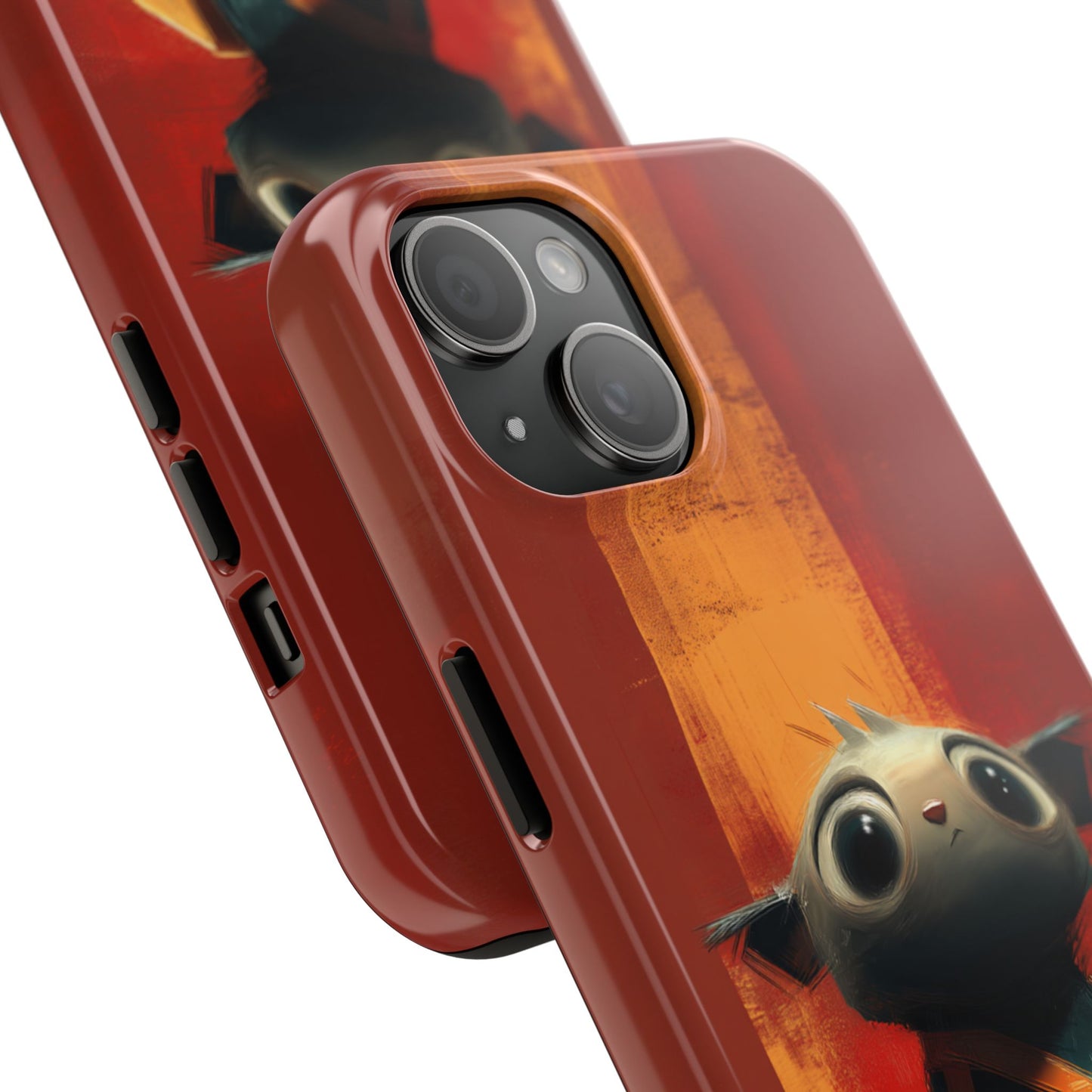 Adventurous Character Tough Phone Case - Durable Protection for Creative Souls
