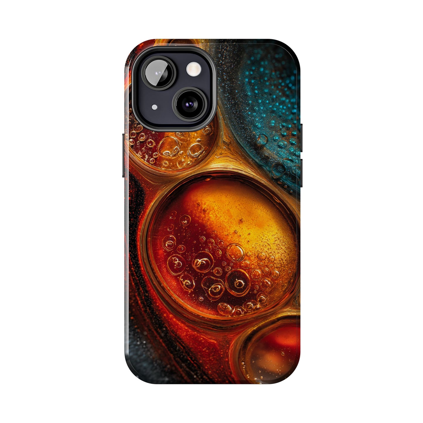 Vibrant Abstract Tough Phone Case – Bubble Design for Ultimate Protection
