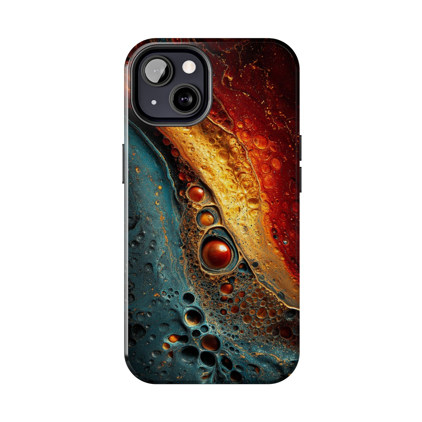 Abstract Colorful Tough Phone Case - Protective Cover with Unique Design