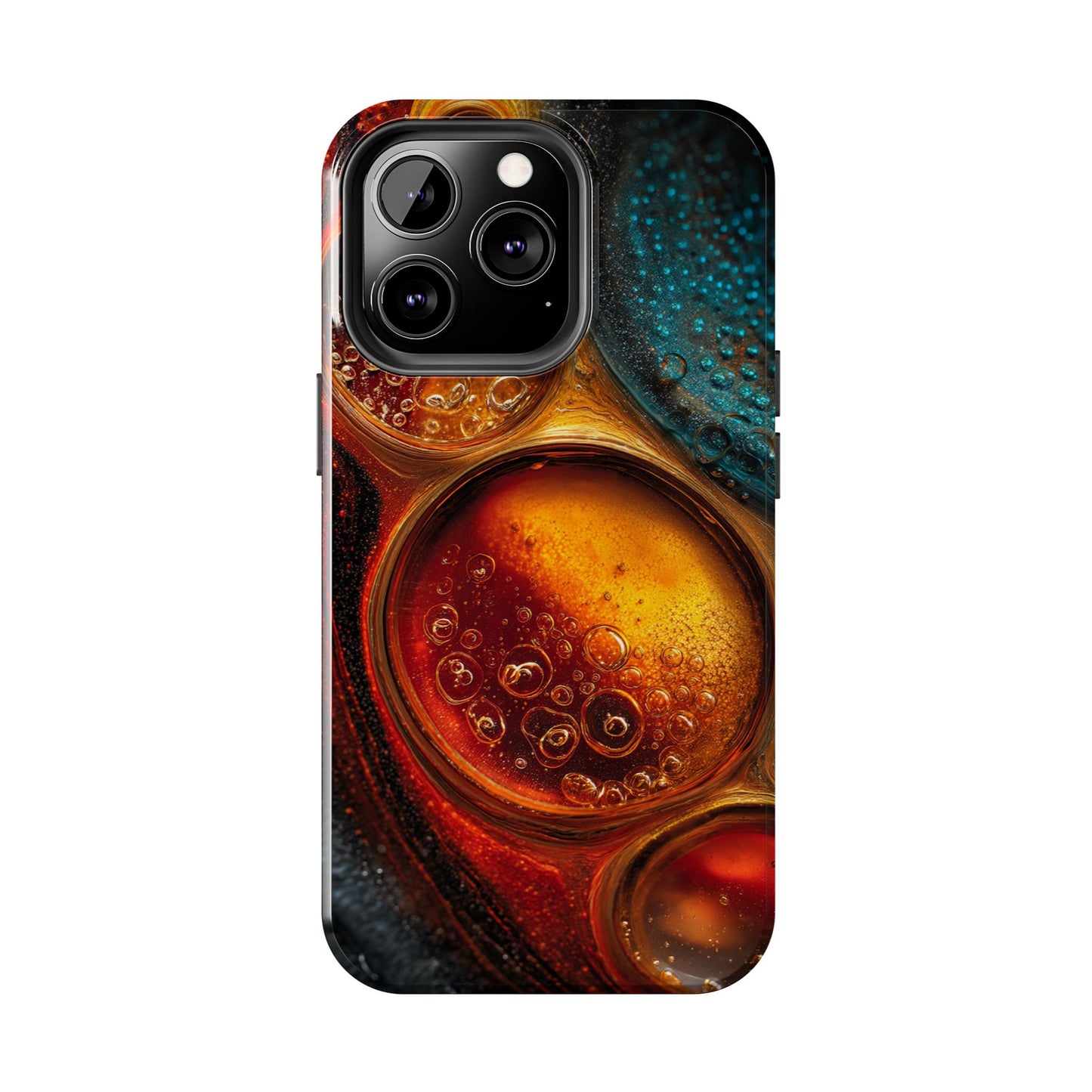Vibrant Abstract Tough Phone Case – Bubble Design for Ultimate Protection