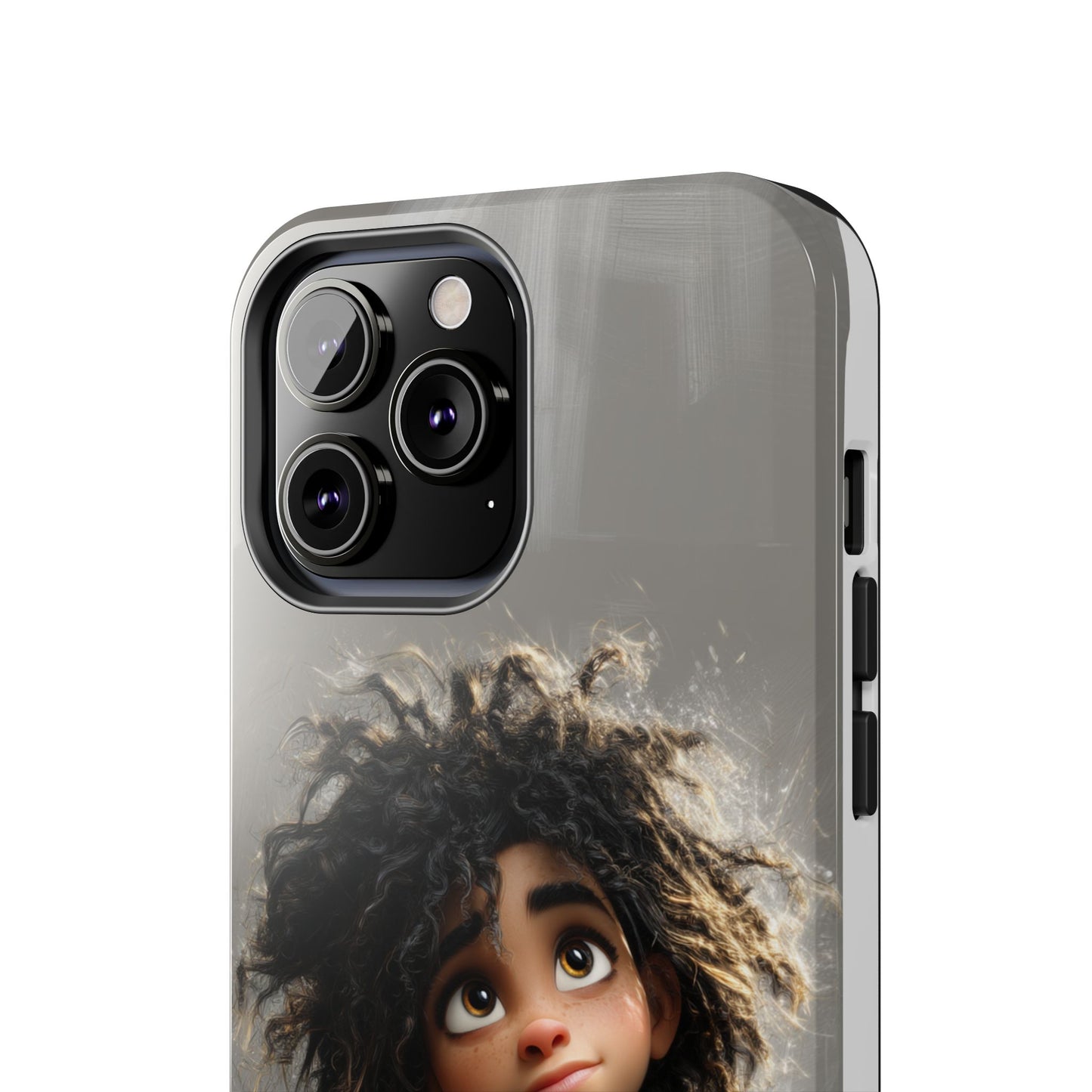 Artistic Tough Phone Case - Unique Character Design for Creative Souls