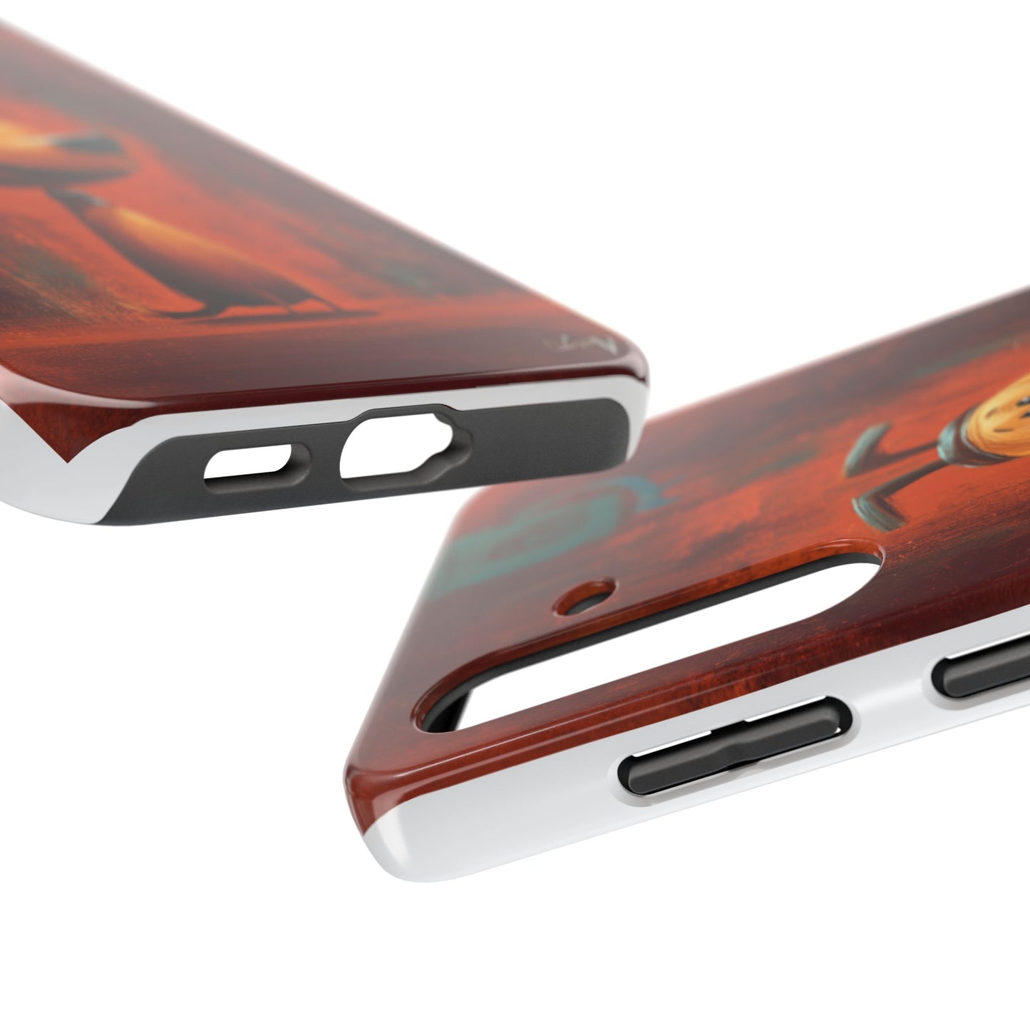 Playful Dog Art Tough Phone Case - Perfect for Pet Lovers