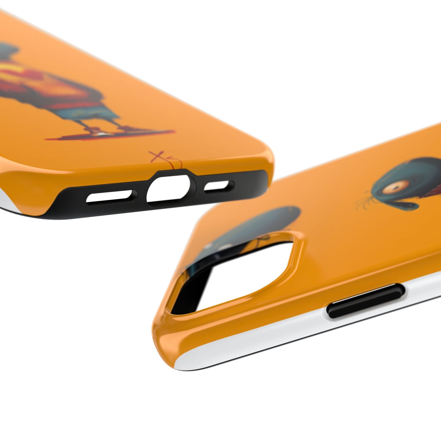 Cute Cartoon Tough Phone Case - Whimsical Sheep Design