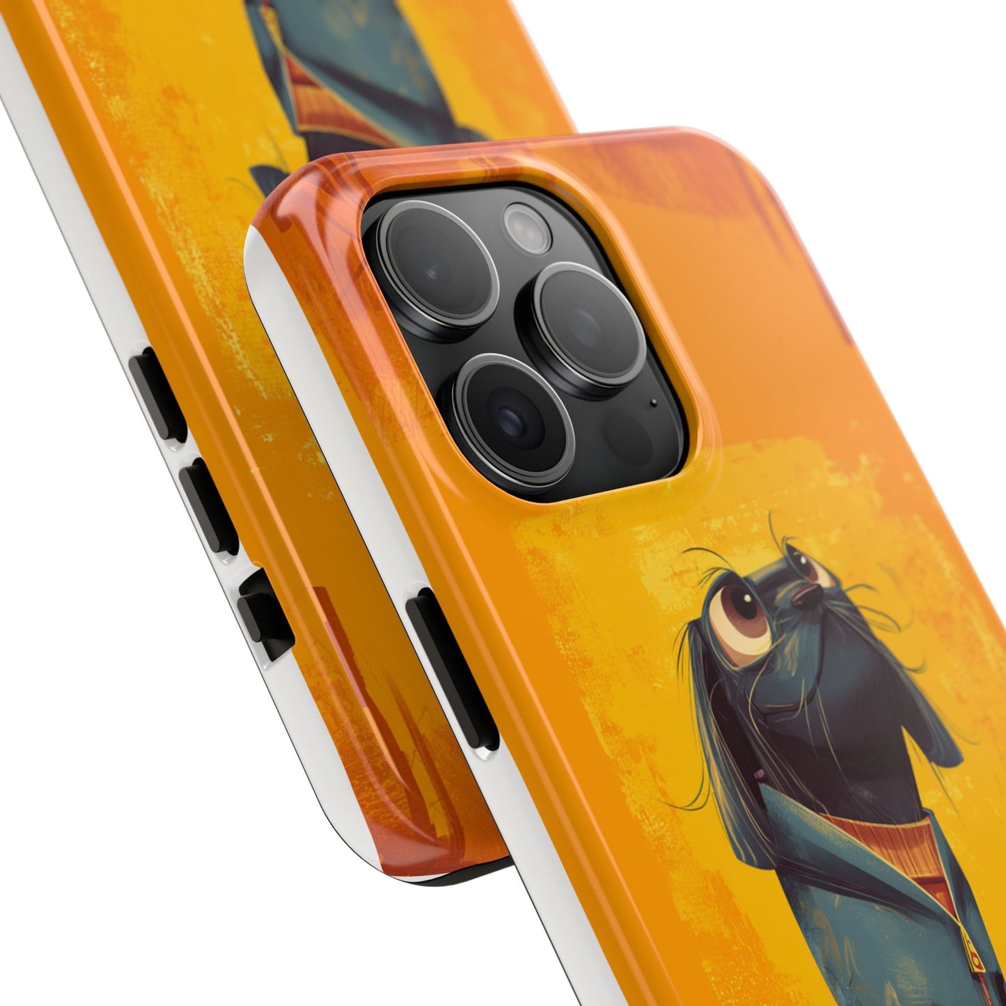 Fun Dog Art Tough Phone Case - Durable Pet Lover Gift