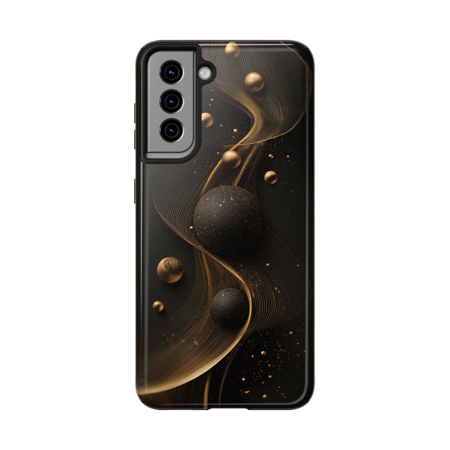 Elegant Abstract Galaxy Tough Phone Case - Perfect for Cosmic Art Lovers