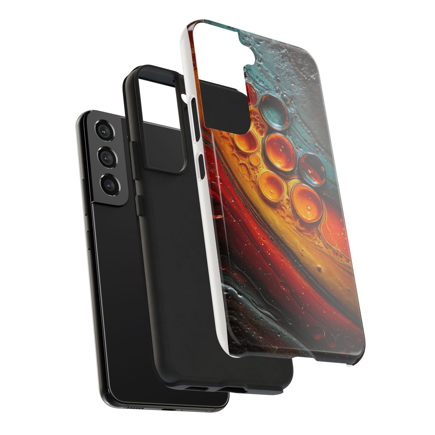 Artistic Tough Phone Case - Unique Abstract Design for Durable Protection