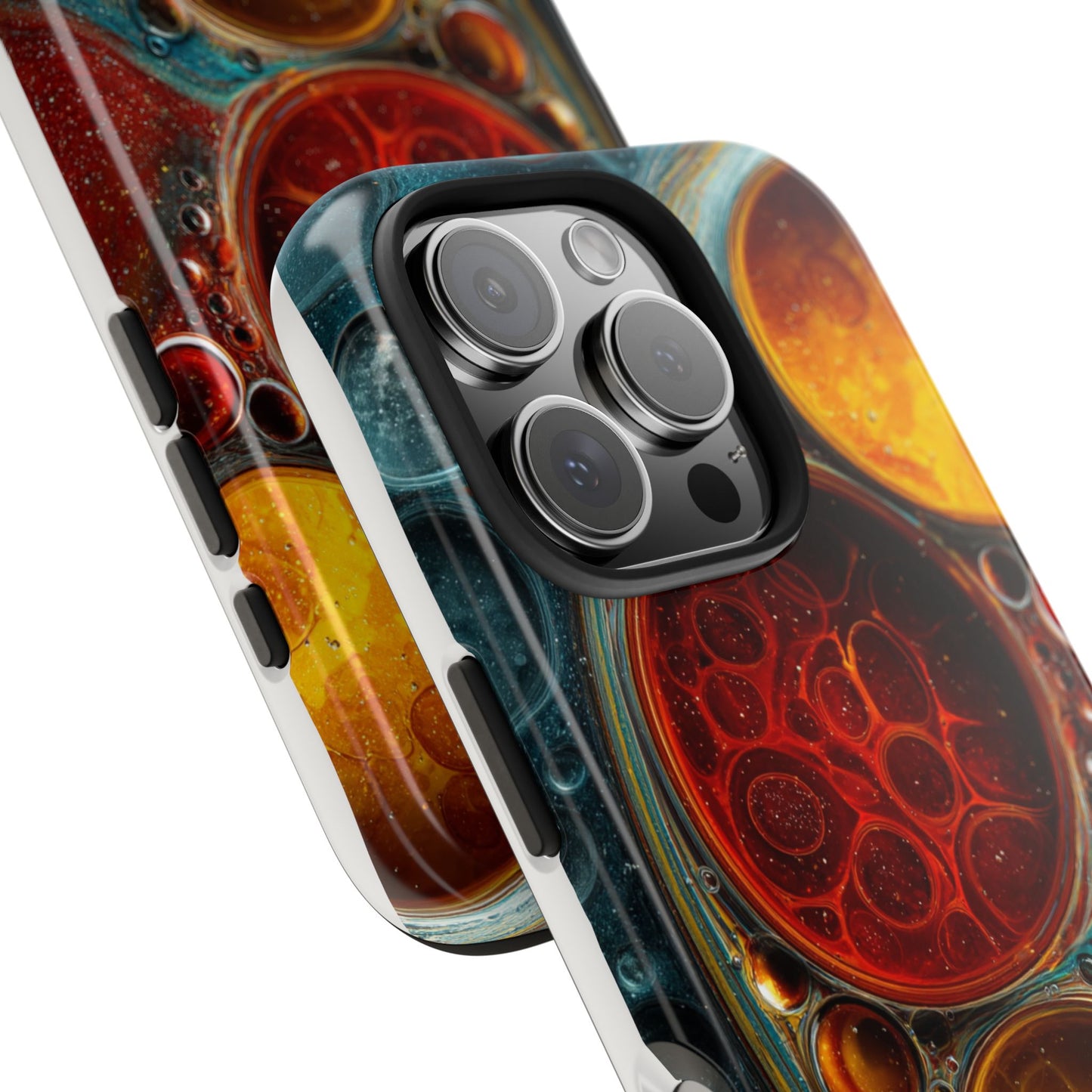 Vibrant Abstract Tough Phone Case - Durable Protection with Artistic Design
