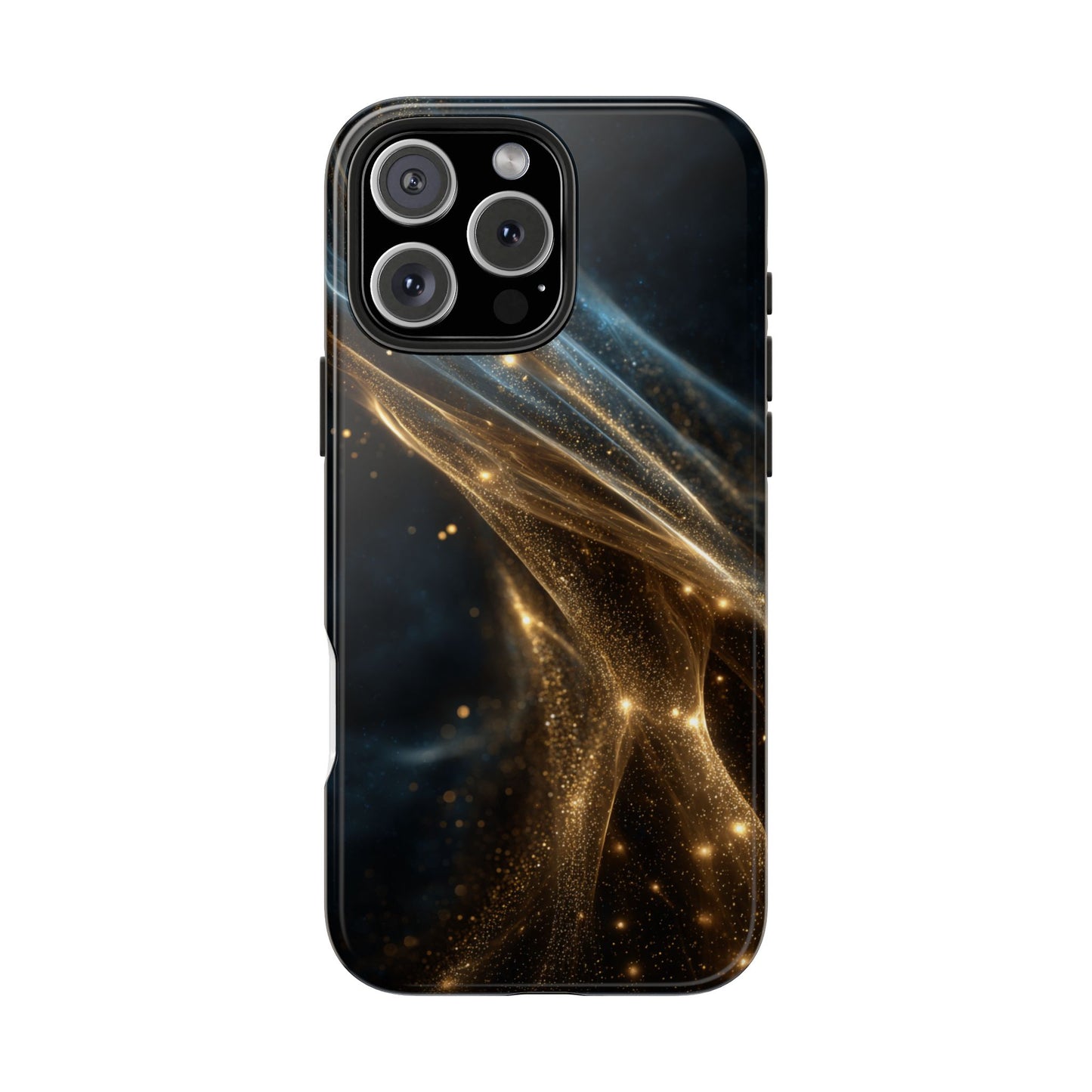 Stunning Gold Swirl Tough Phone Case - Stylish Protection with Elegance
