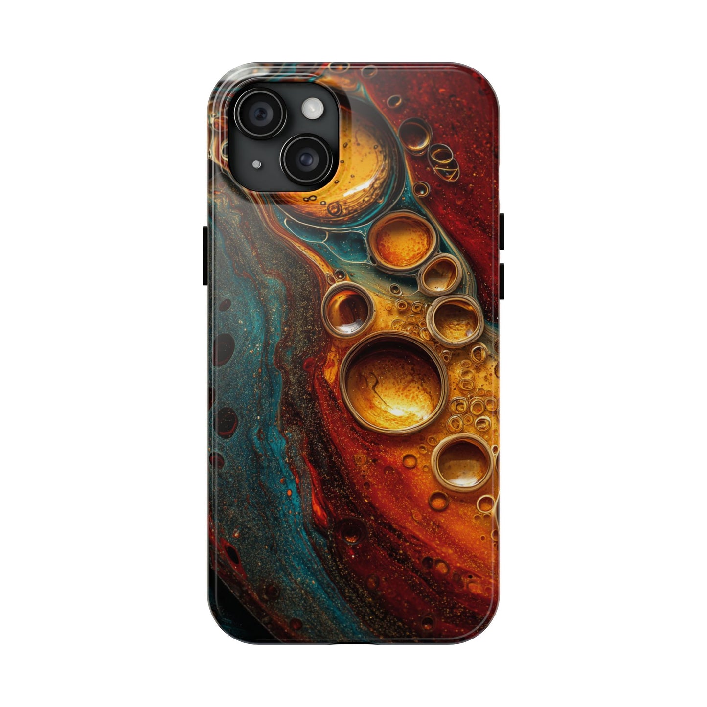 Abstract Art Tough Phone Case - Unique Colorful Design