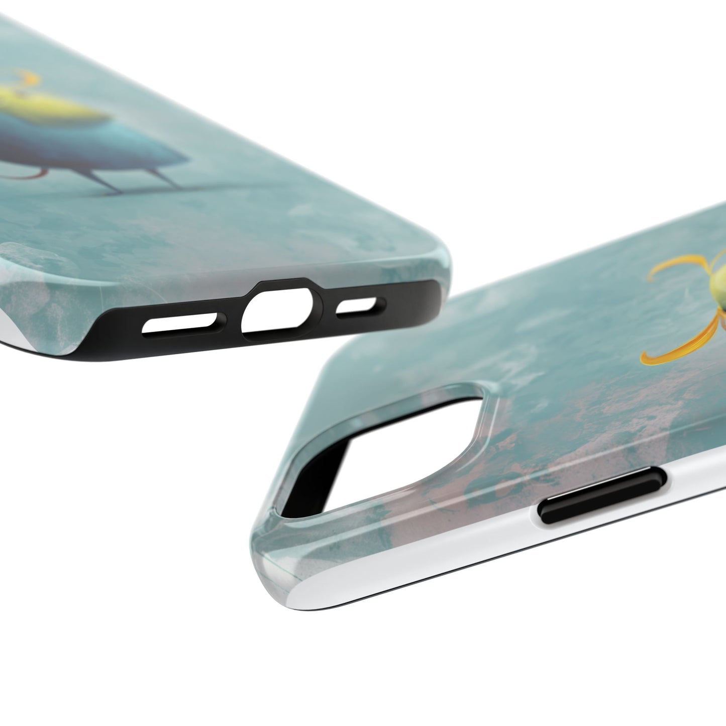 Cute Cartoon Bull Tough Phone Case - Durable & Fun Protection
