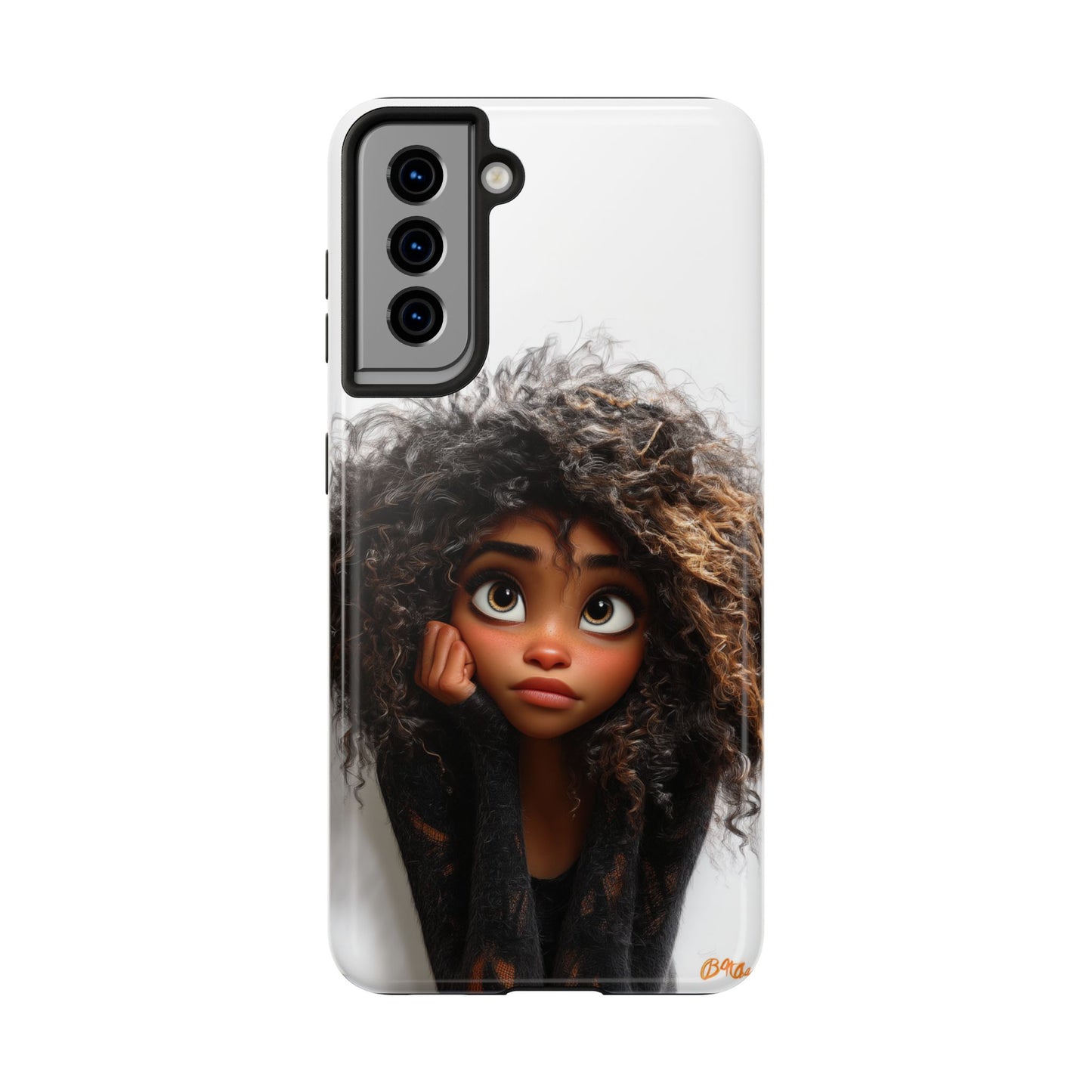 Whimsical Tough Phone Case – Playful Character Design for Teens & Creatives