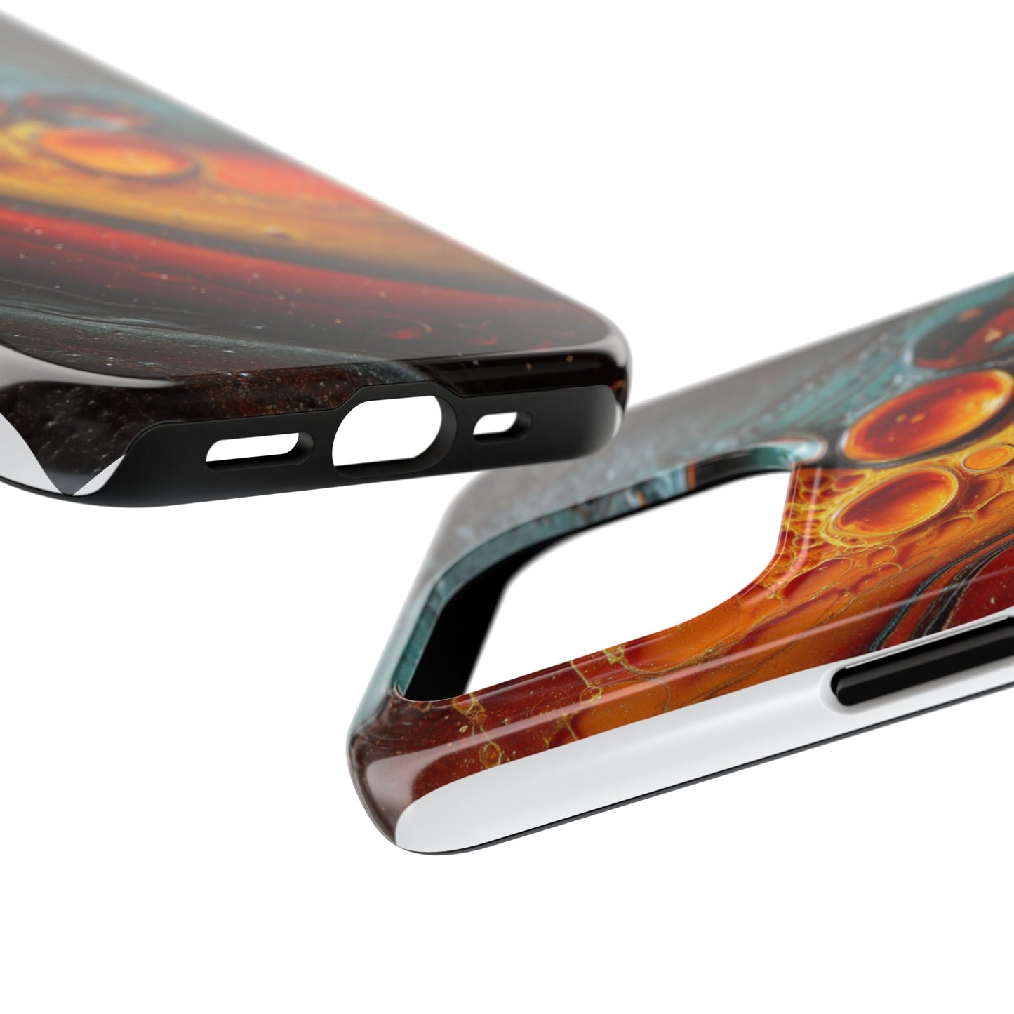 Artistic Tough Phone Case - Unique Abstract Design for Durable Protection