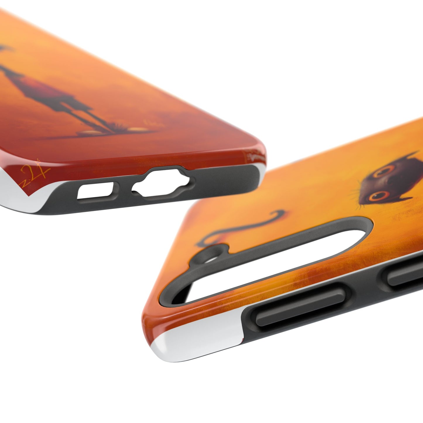 Whimsical Tough Phone Cases - Unique, Durable Design for Creative Minds