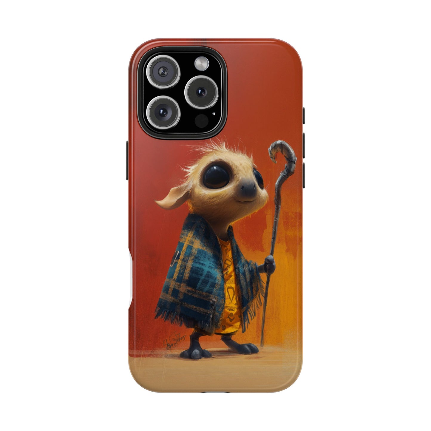 Whimsical Tough Phone Case - Cute Character Design for Kids & Adults
